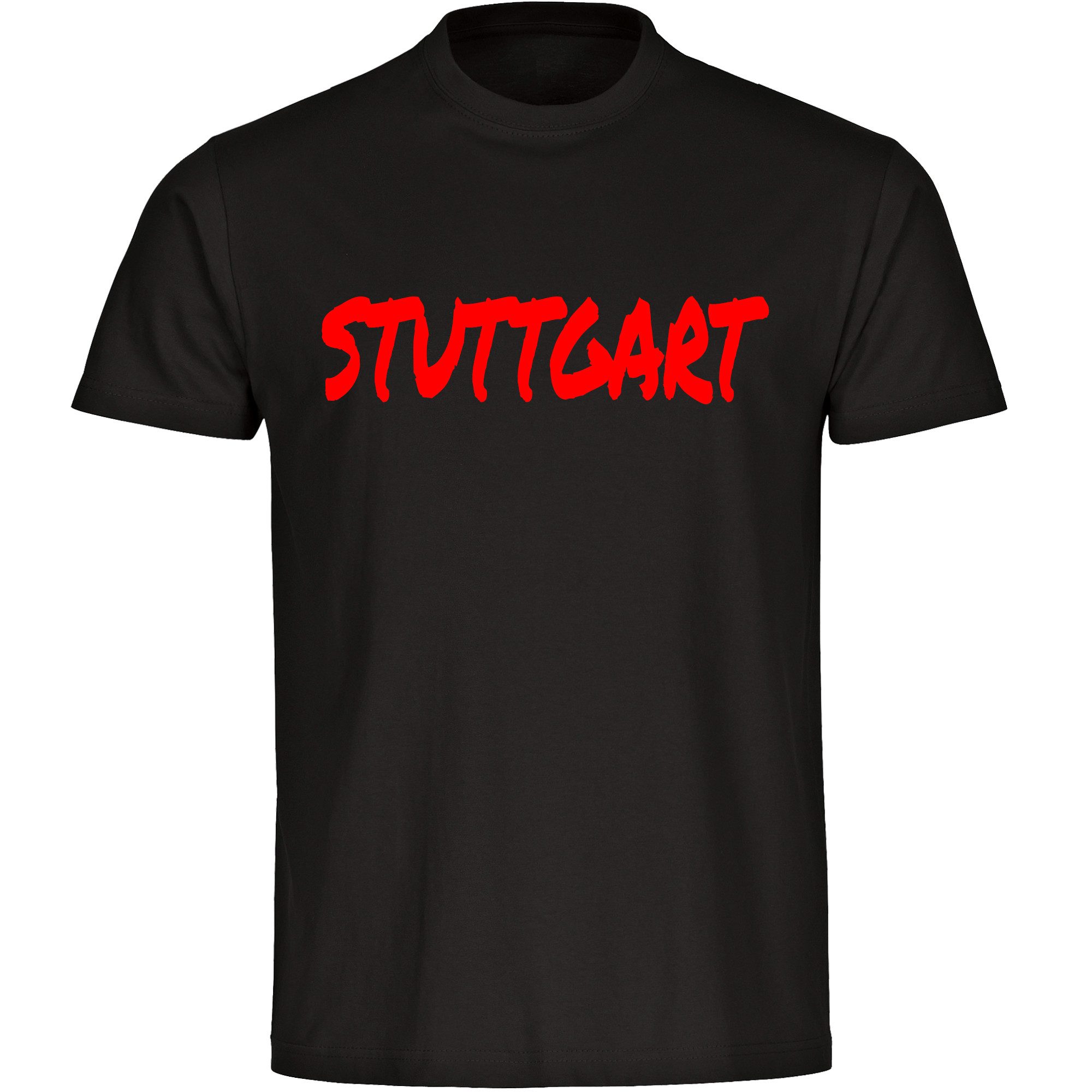 T-Shirt Kinder Stuttgart - Textmarker - Kind