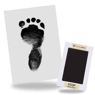 memoryPRINTS. Baby Handabdruck Fußabdruck - Abdruckset tintenfreies Stempelkissen (1-tlg)