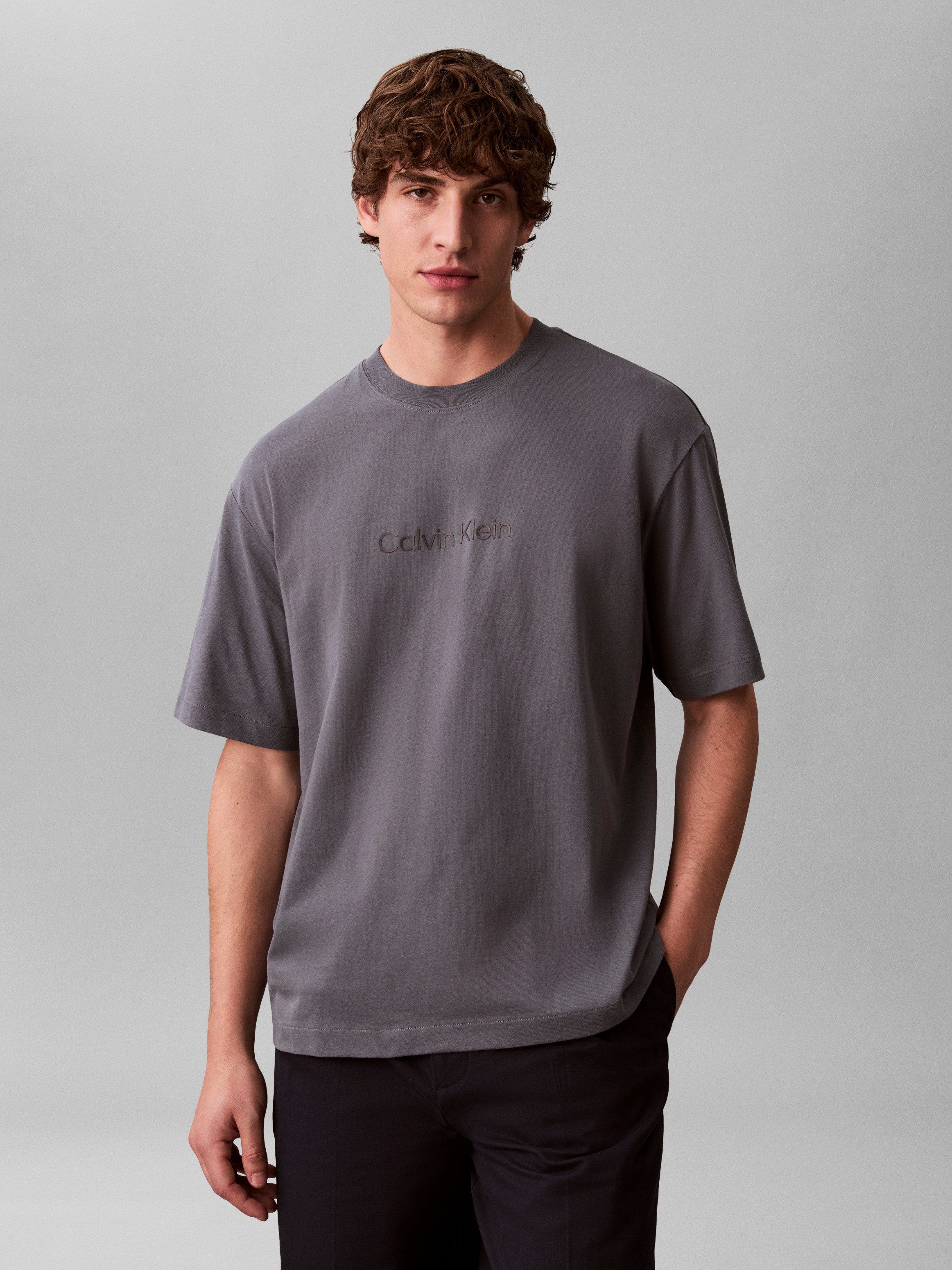 Calvin Klein T-Shirt Rundhalsausschnitt, relaxed fit günstig online kaufen