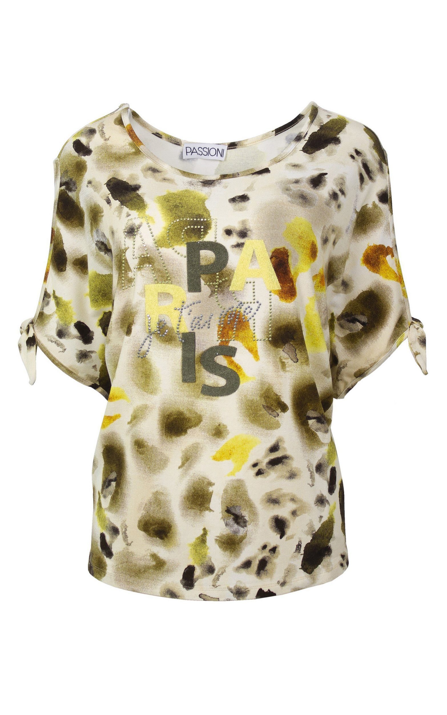 Passioni Print-Shirt Modisches T-Shirt mit Animal-Print günstig online kaufen