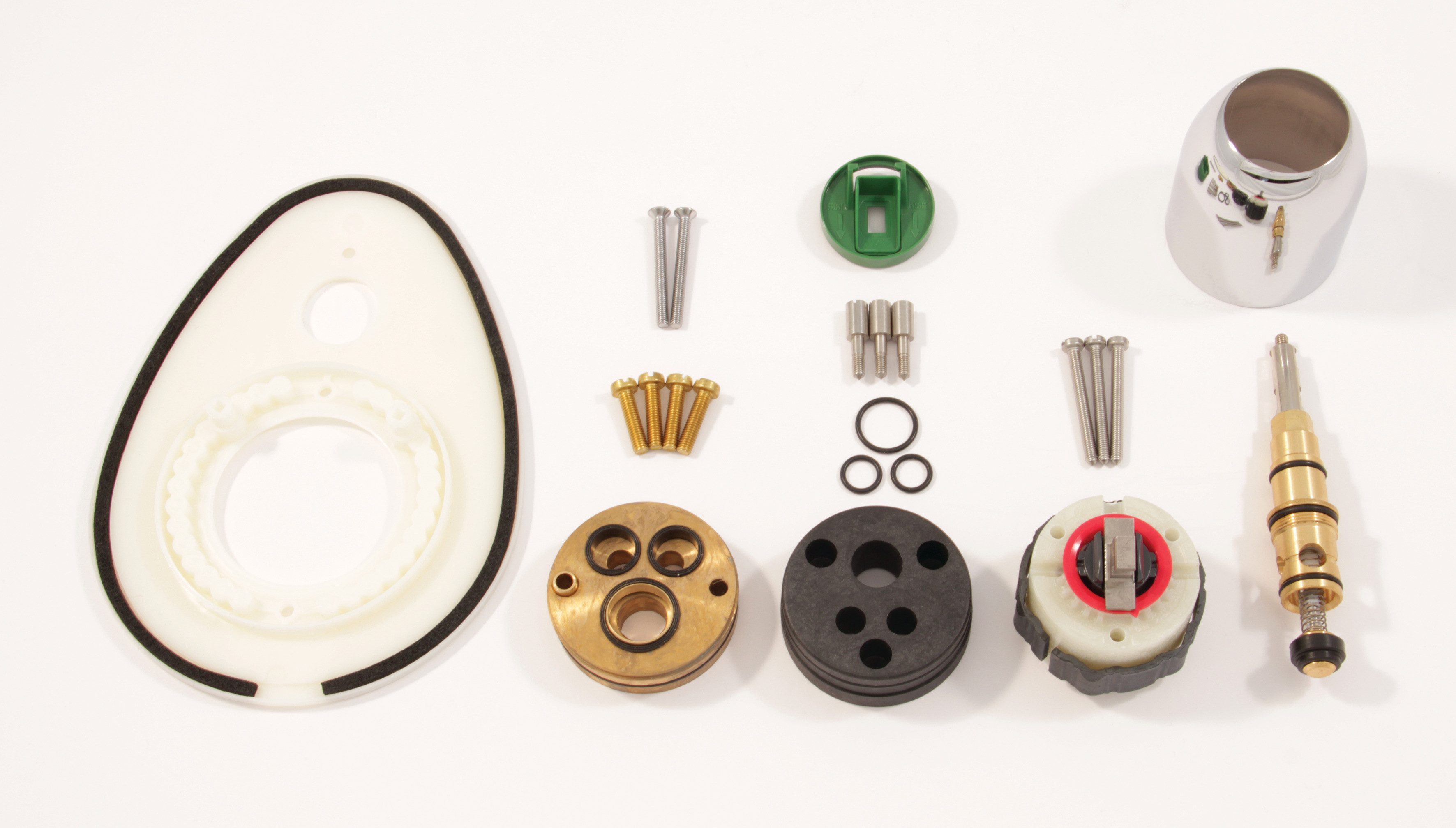 Ideal Standard Reparatur-Set Ersatzteil A963800NU, mit Adaptionsteile für Kartusche Ø 53 mm oder 47 mm