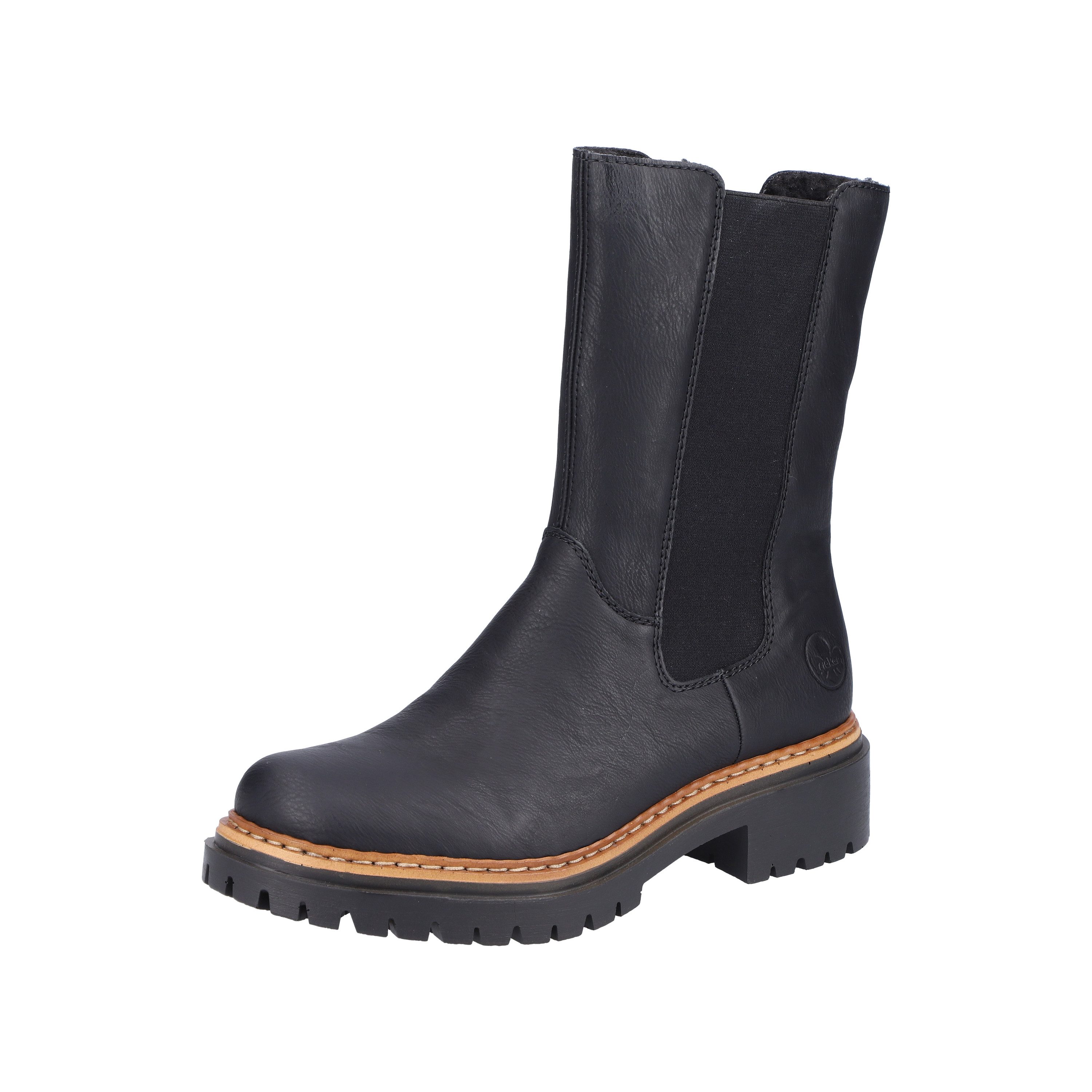 Rieker Chelseaboots Stiefelette, Boots mit breitem Stretch an der Seite