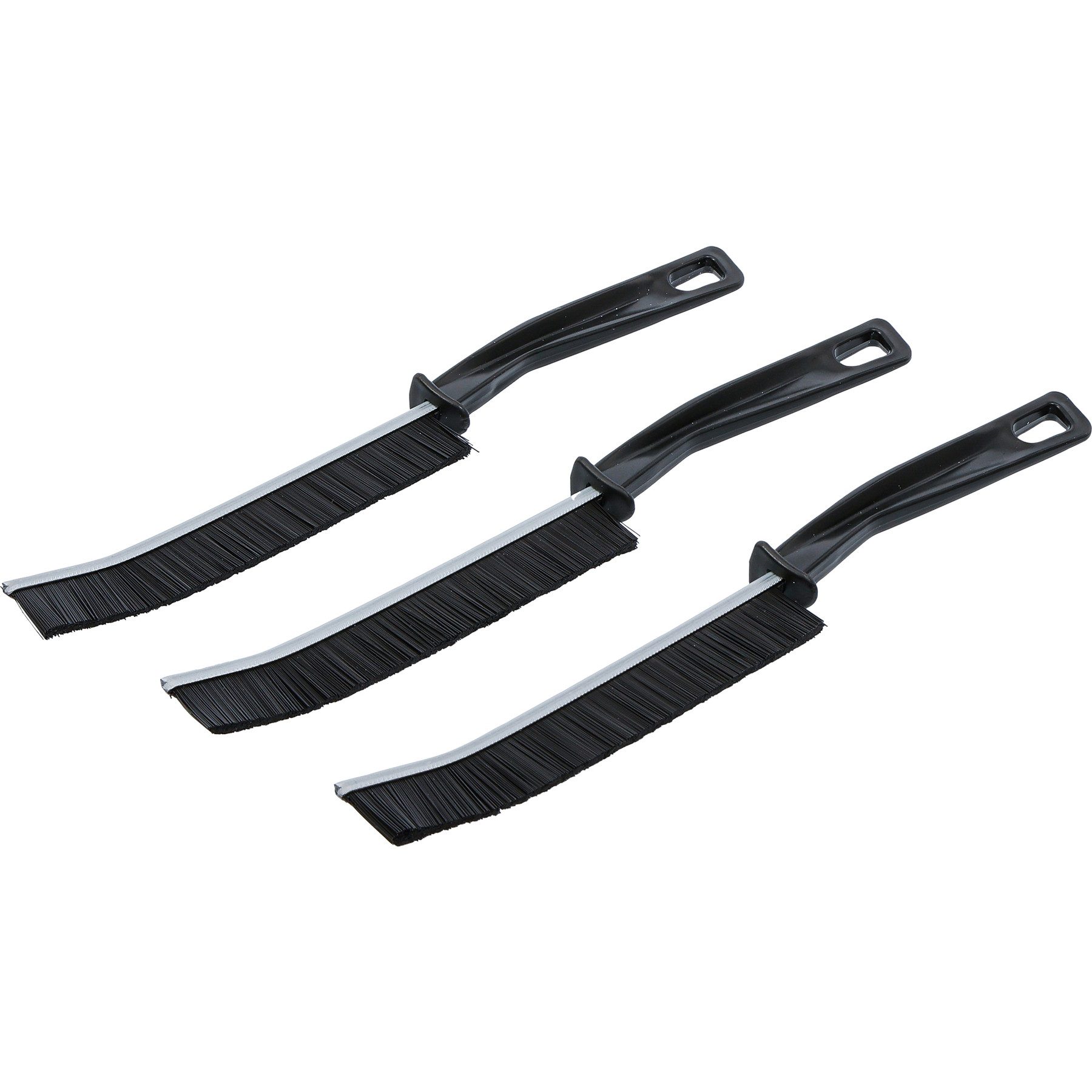 BGS technic Reinigungsbürsten-Set BGS TECHNIC Hartborsten-Ecken-Reinigungsbürsten-Set, 230 mm, 3-teilig