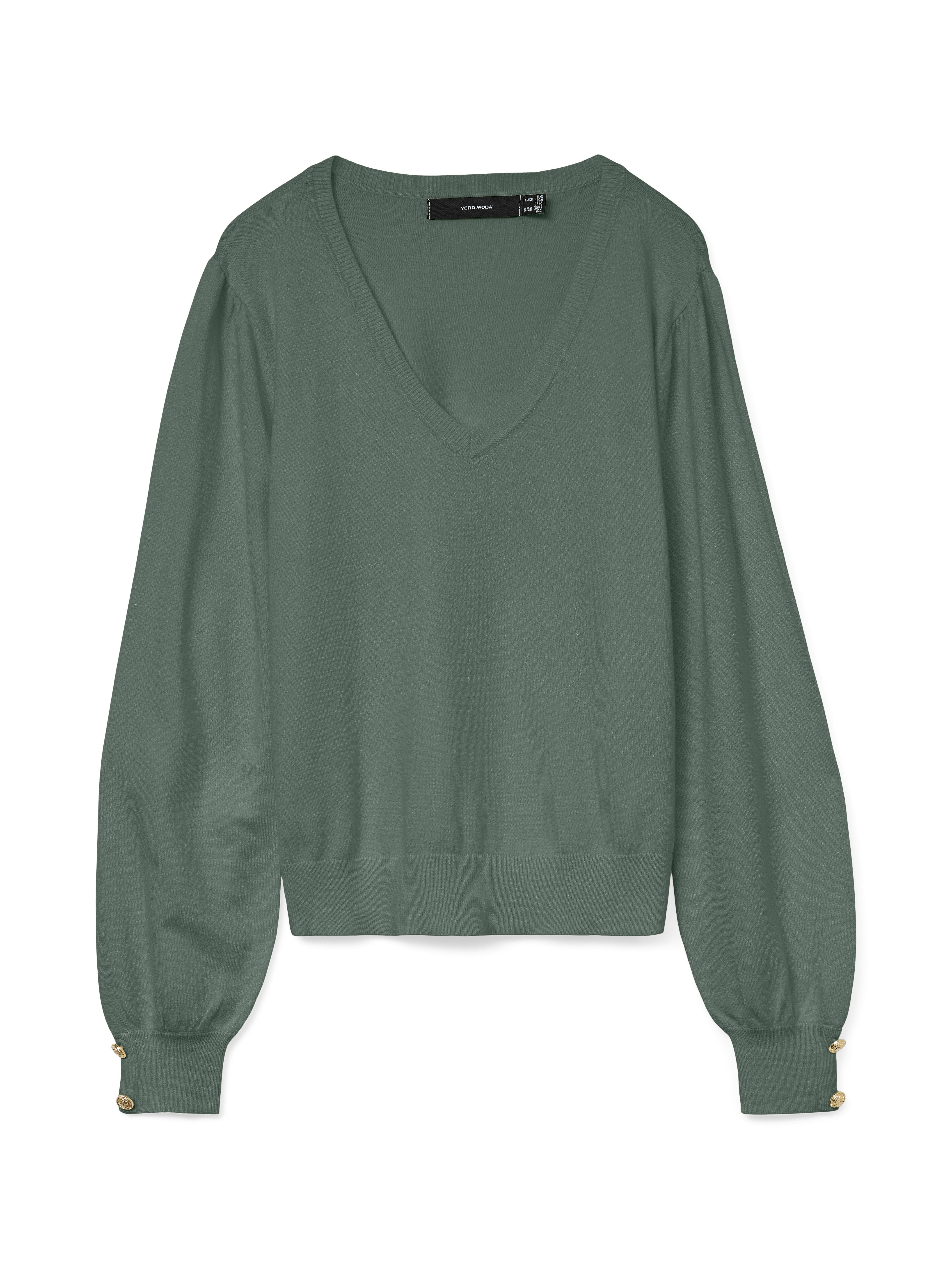 Vero Moda V-Ausschnitt-Pullover VMHOLLYKARIS LS V-NECK günstig online kaufen