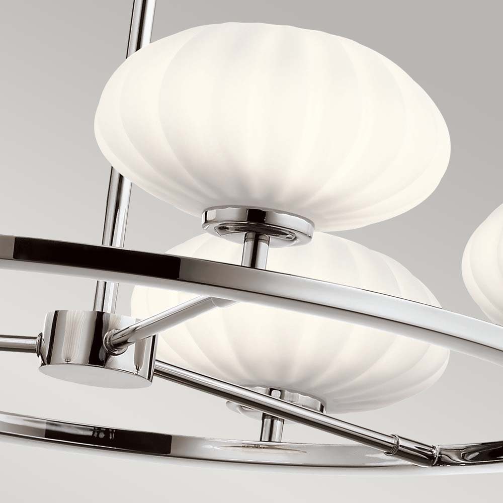 Elstead LIGHTING LED Pendelleuchte, Leuchtmittel nicht inklusive, Hängeleuchte Deckenlampe Badezimmerlampe LED Pendellampe Chrome