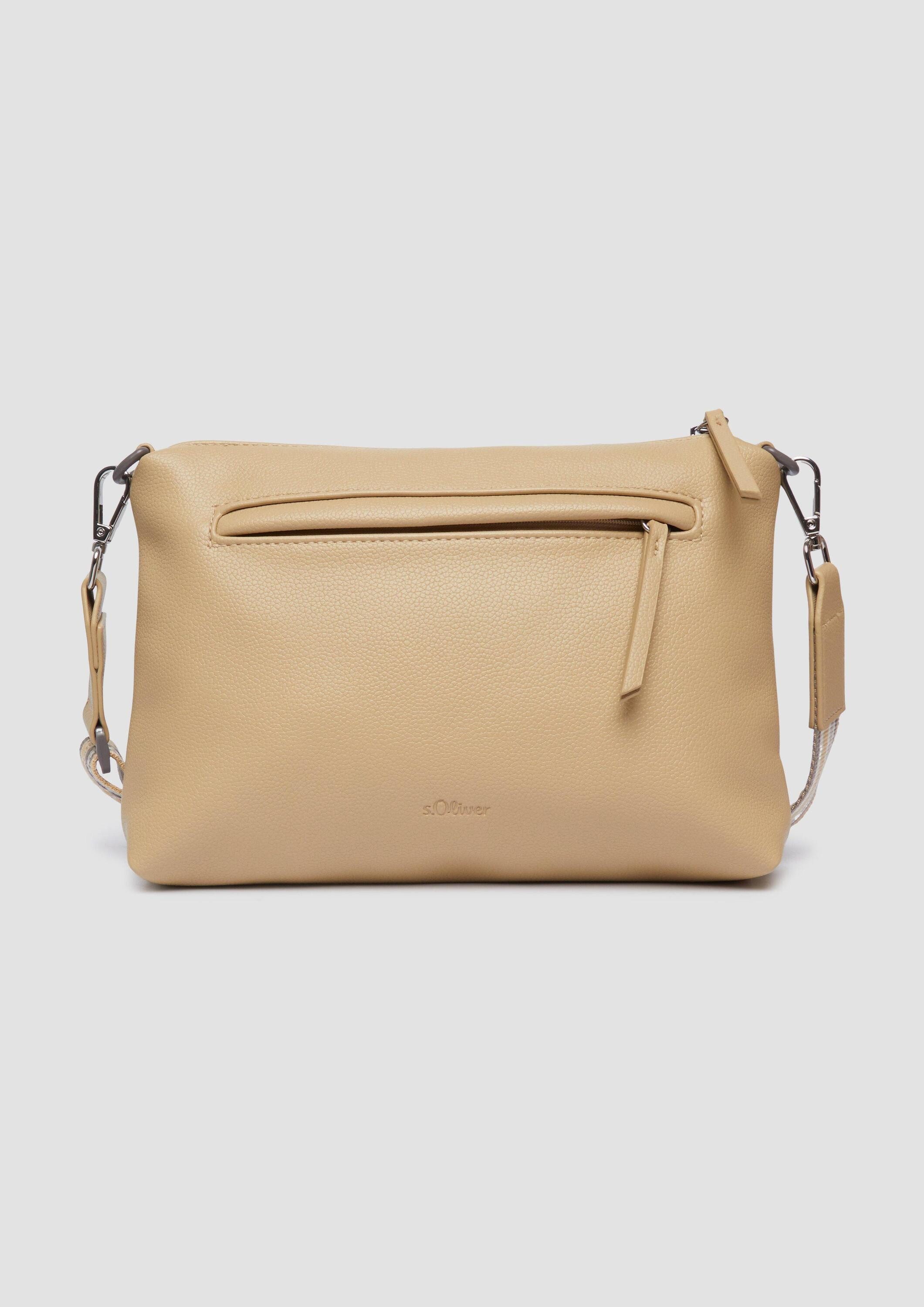 s.Oliver Umhängetasche Tasche, City-Bag aus Lederimitat mit abnehmbarem Schultergurt