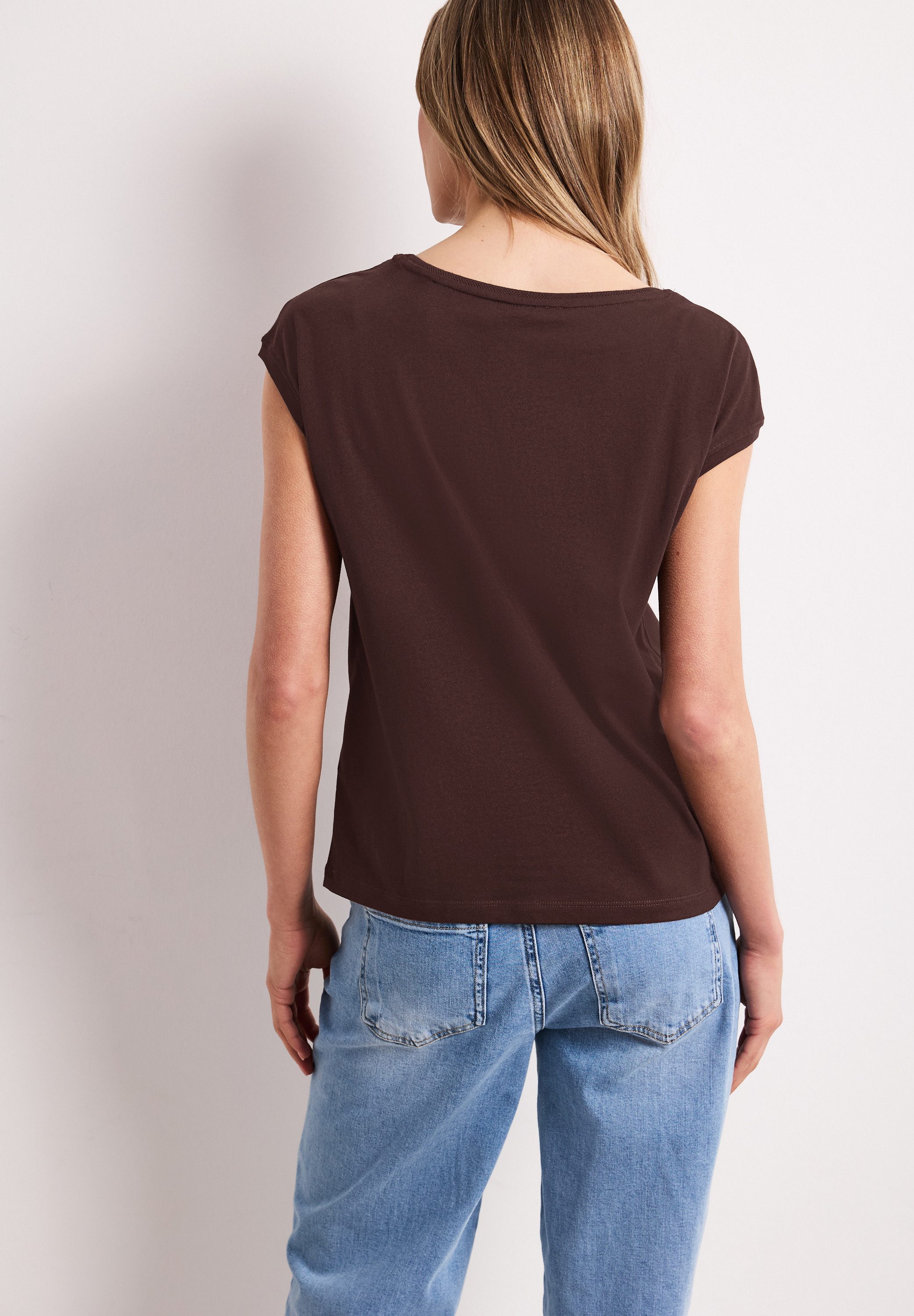 STREET ONE T-Shirt mit U-Boot-Ausschnitt – Bild 2 von 5
