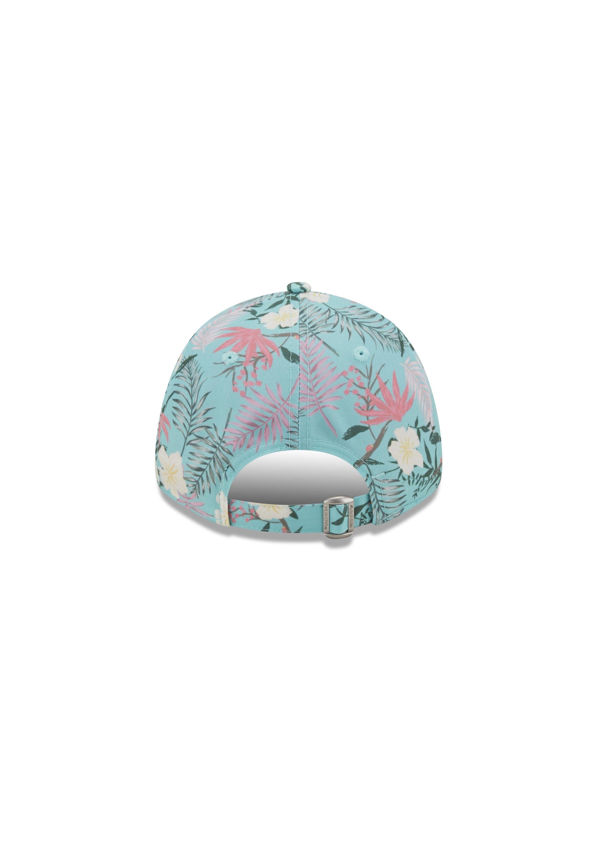 New Era Baseball Cap New York Yankees MLB Floral Turquoise 9Forty Adjustable Women Cap New (1-St)
