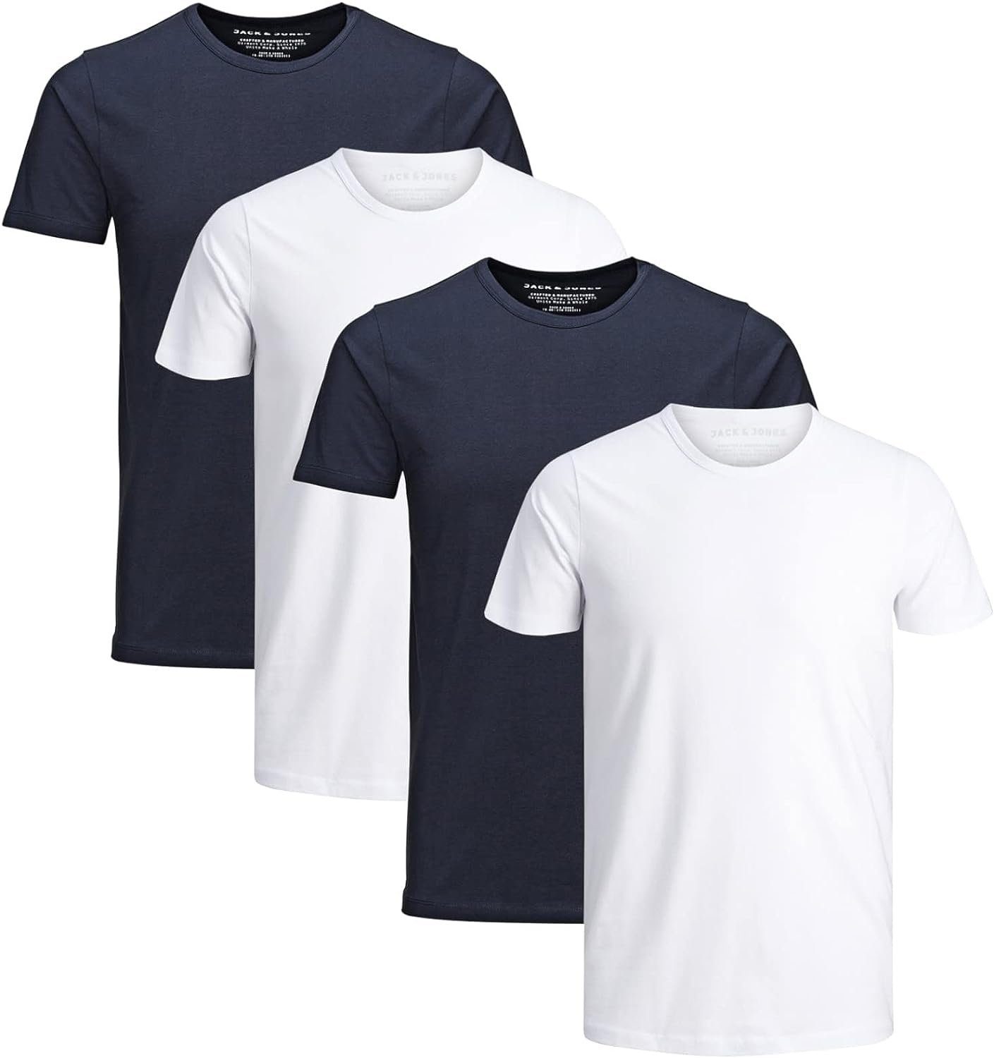 Jack & Jones T-Shirt (Sparset, 4er-Pack) Basic, Shirts, Rundhals 4er Mix 3