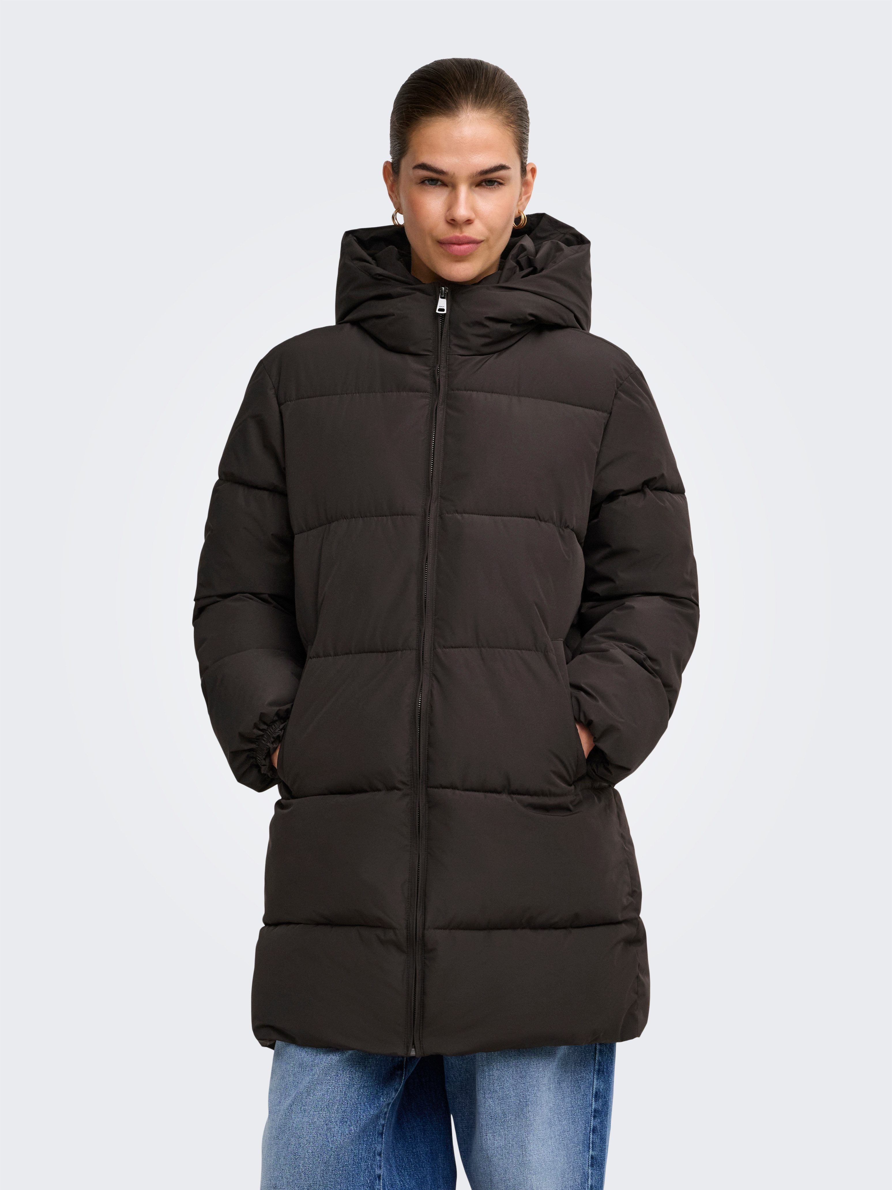 ONLY Steppmantel ONLJUTA PUFFER COAT OTW Kunstfaser