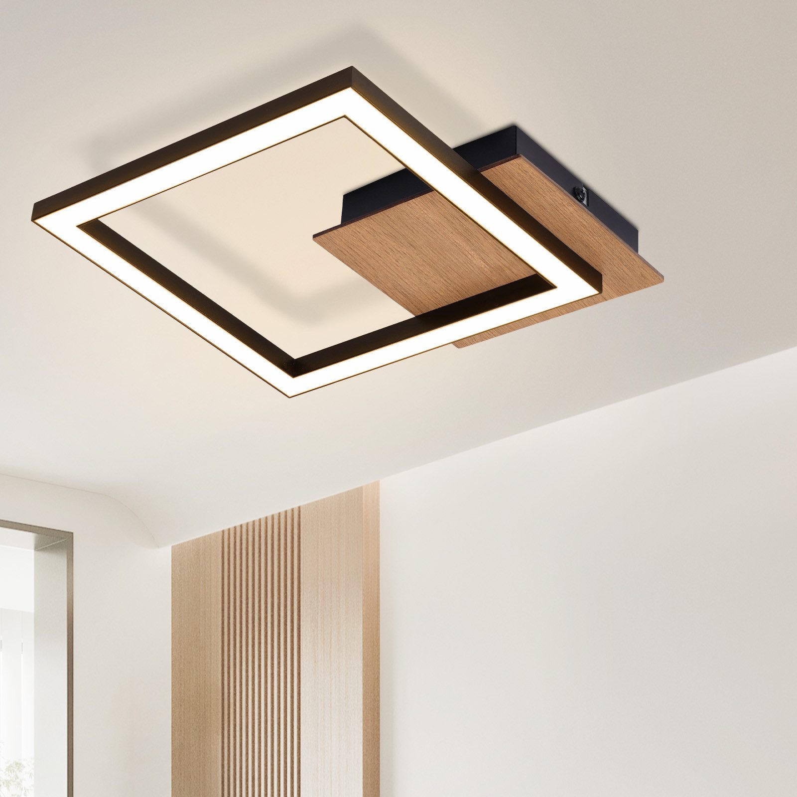 ZMH LED Deckenleuchte Wohnzimmer Modern 12/24W günstig online kaufen