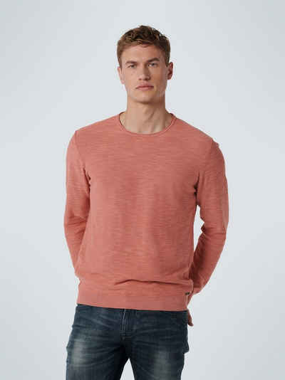 NO EXCESS Strickpullover »Pullover Crewneck Relief Garment Dy«