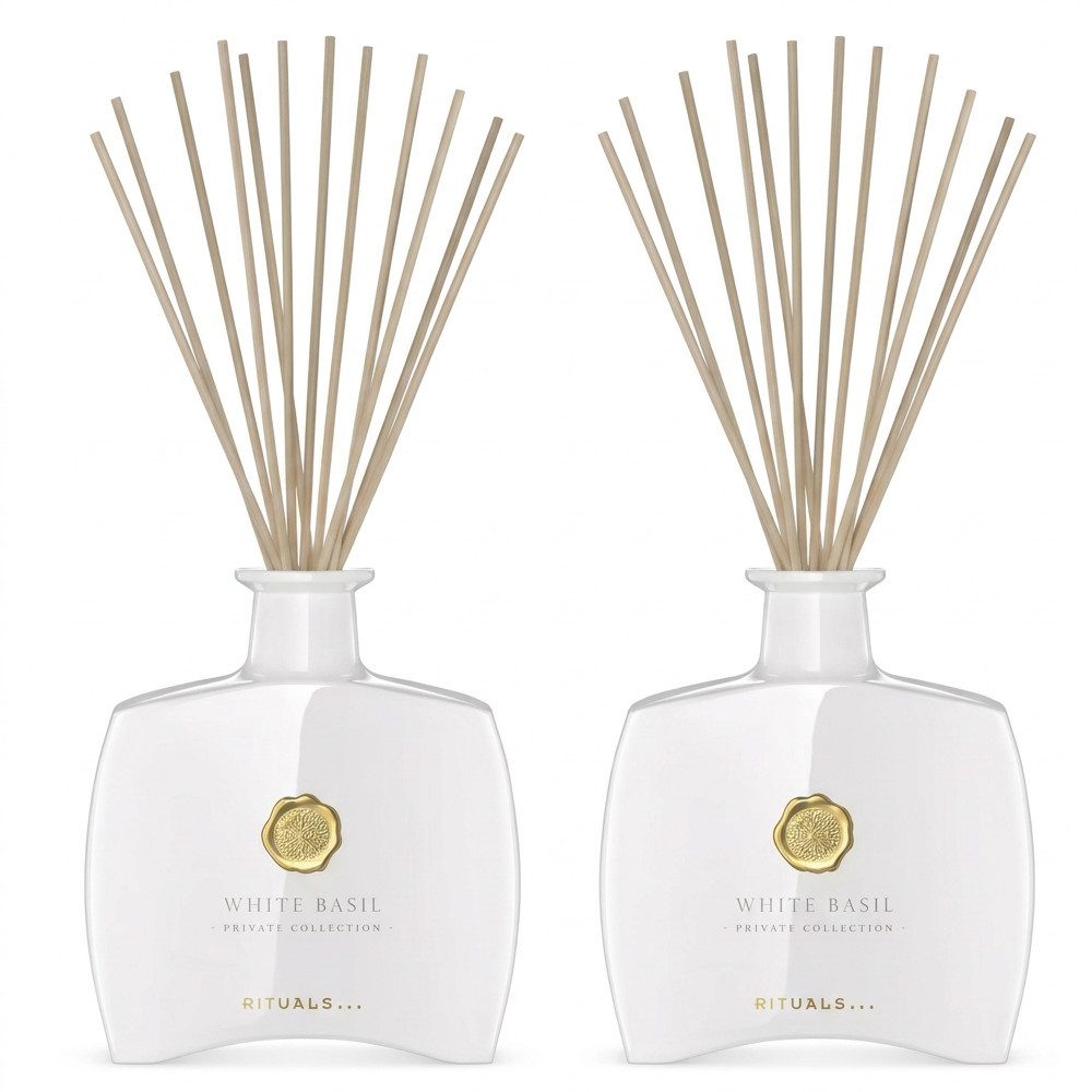 Rituals Raumduft RITUALS White Basil Fragrance Sticks 2er Set (Vorteilspack mit zwei White Basil Raumduftsticks, 1-St)
