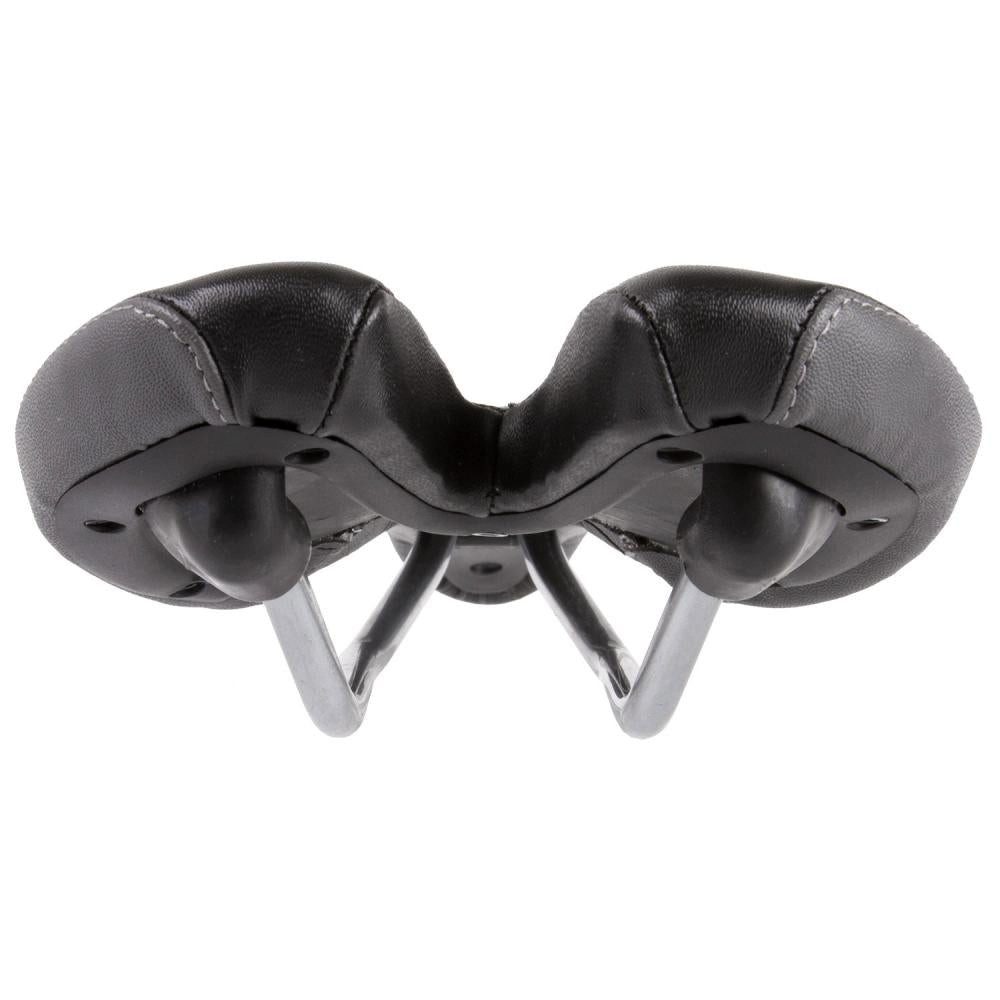 Velo Fahrradsattel VELO Plush Gel D2 Komfort-Touringsattel - Gel-Einlage, O-Zone Aussparu