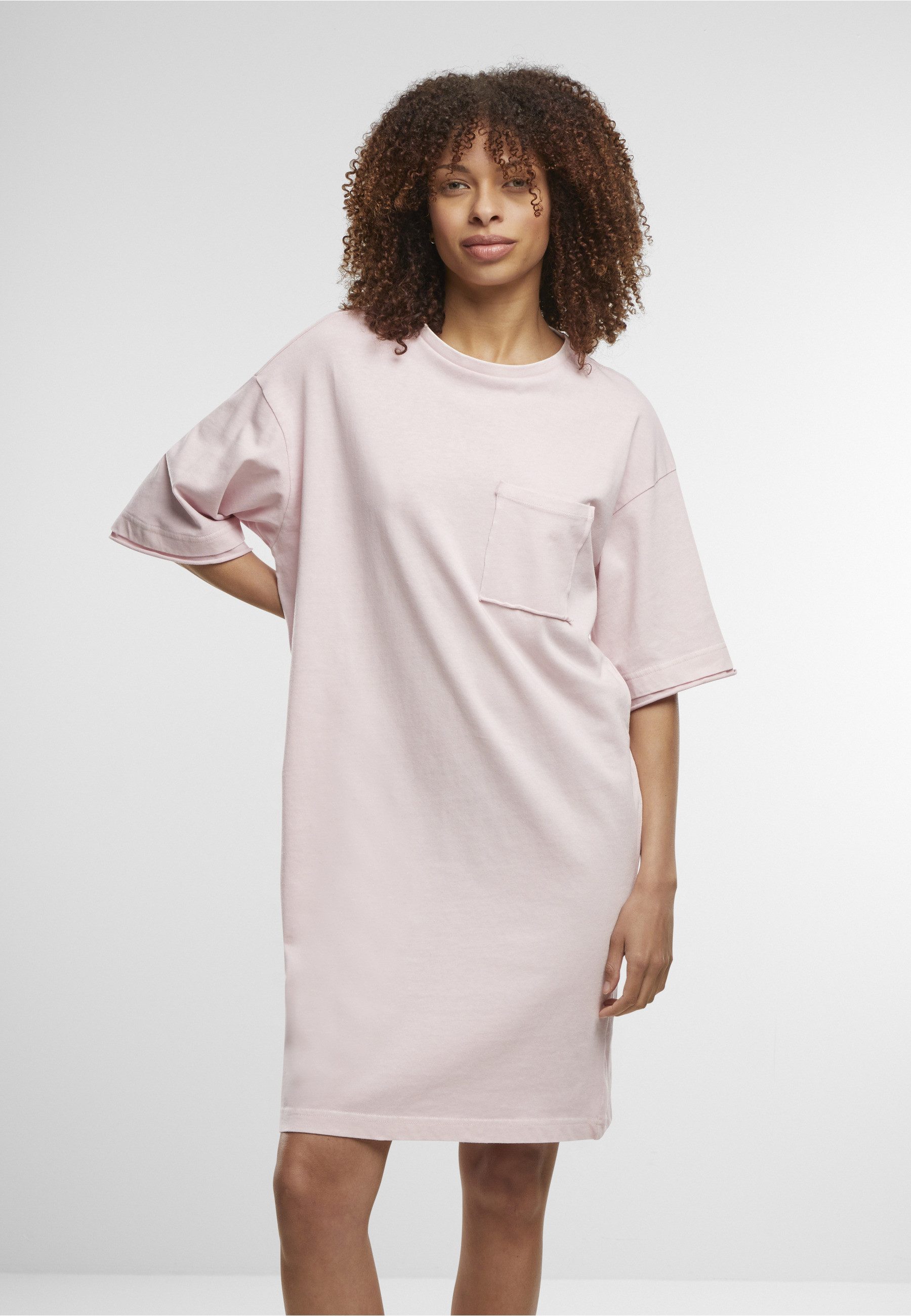 URBAN CLASSICS Shirtkleid Urban Classics Ladies Washed Jersey T-Shirt Dress (1-tlg)