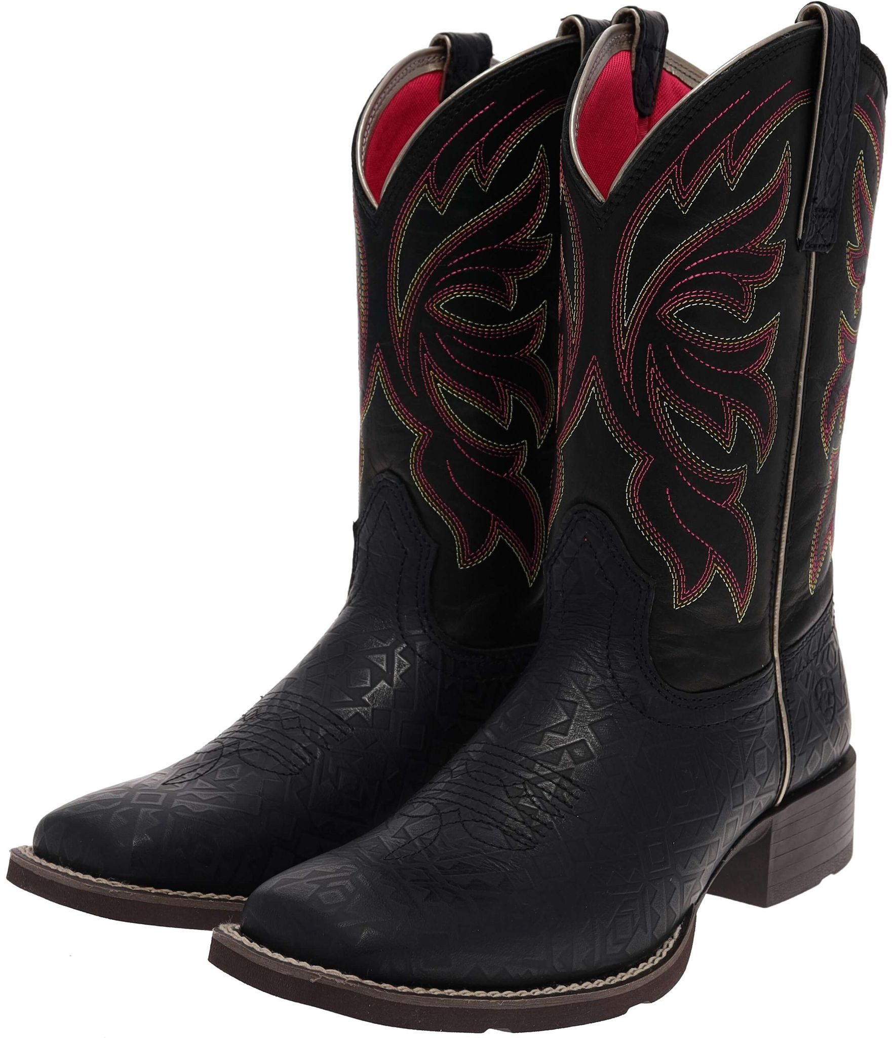 Ariat BUCKLEY Schwarz Cowboystiefel Damen Westernreitstiefel