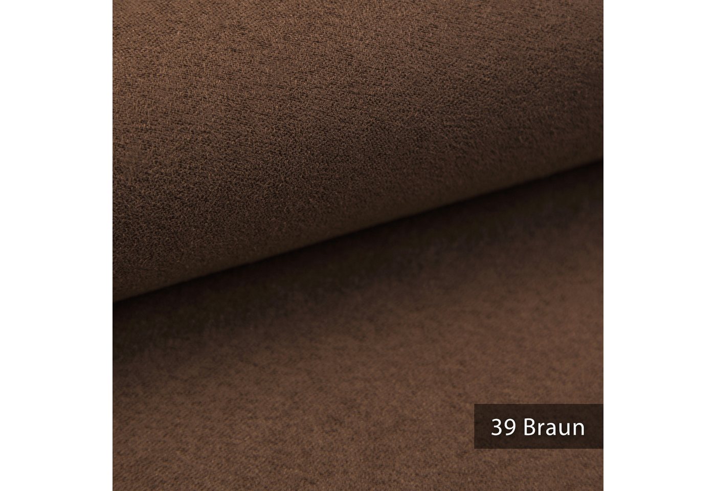Thumbnail - novely® Stoff ALPEN Polsterstoff im Wildleder-Look - Velours-Microfaser-Möbelstoff, Robust, Wasserfest, Samtweich, Meter...