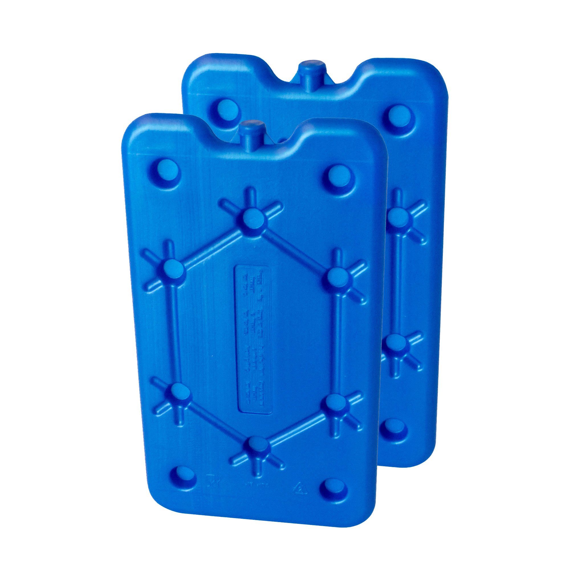 Kühlakku Kühlakkus 2 x 400ml extra flache Kühlelemente für Kühlbox Kühltasche