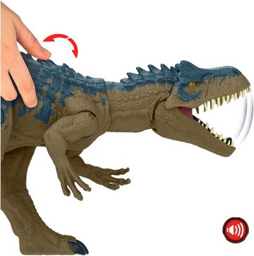 Mattel® Actionfigur Jurassic World, Ruthless Rampage Allosaurus, mit Angriffsbewegung und Geräuschen