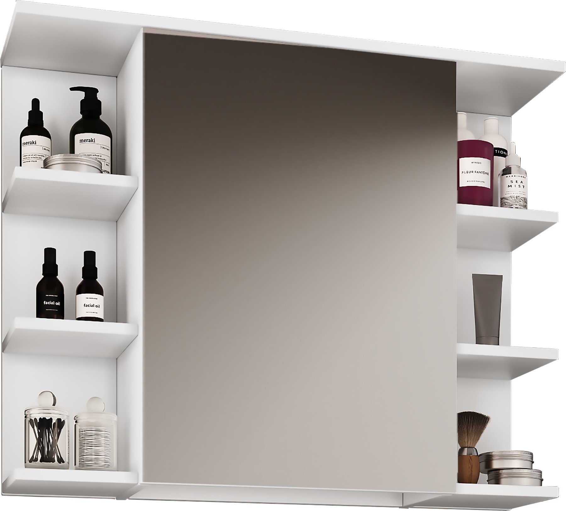 VCM Spiegelschrank Spiegelschrank Badspiegel Bad Ablage Zalo