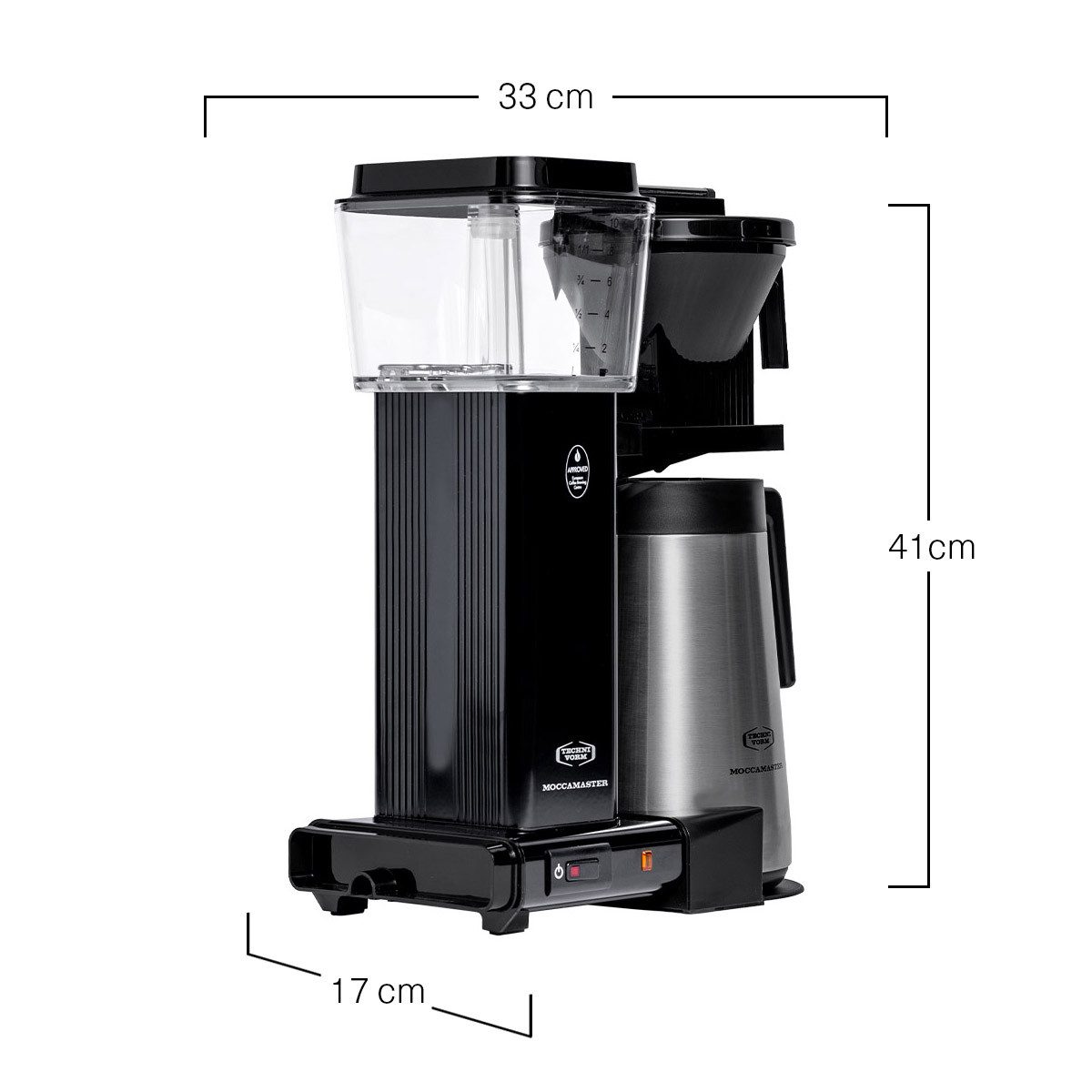 Moccamaster Filterkaffeemaschine, mit Thermokanne