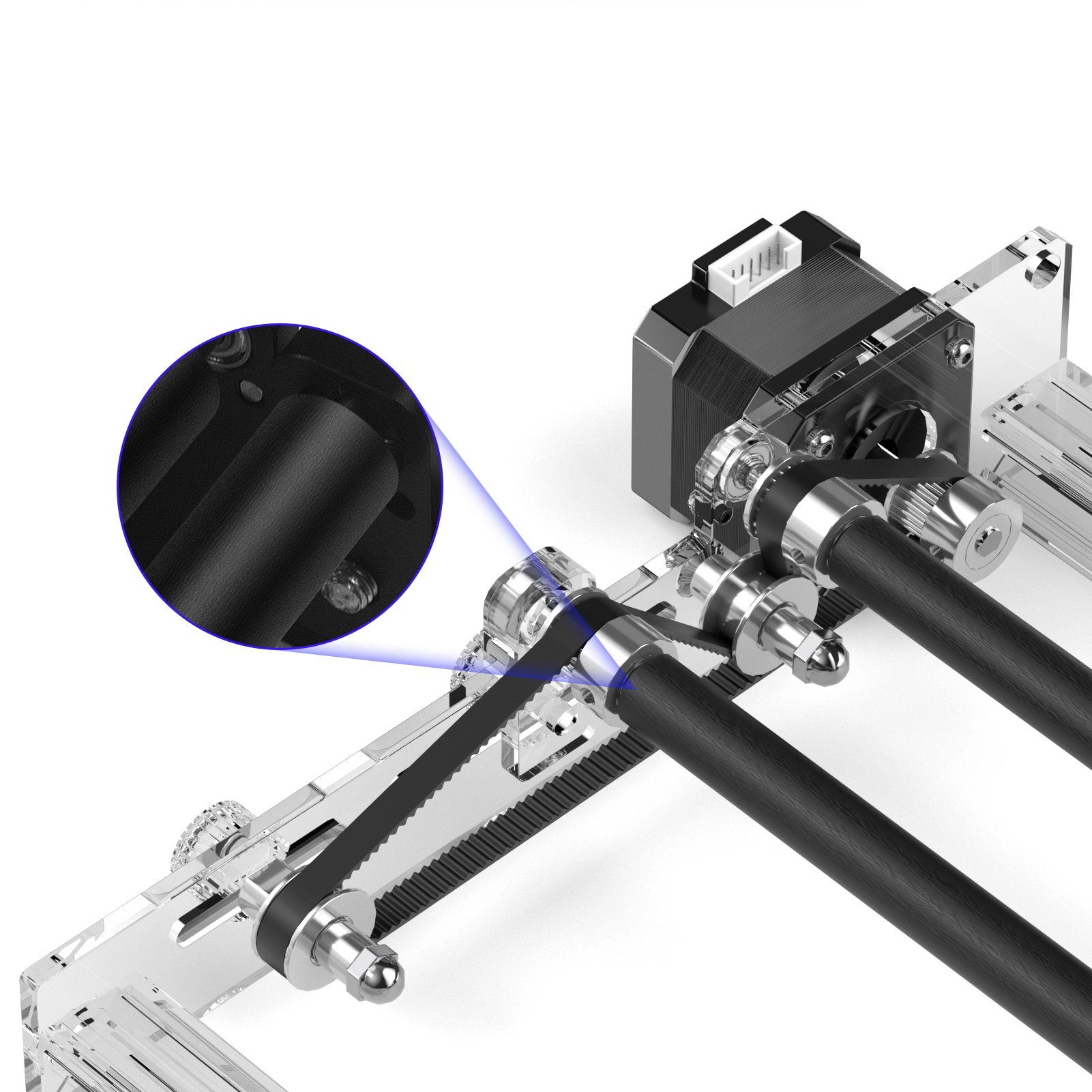 6-150 ° 360 drehbar Laser-Rotationswalze mm SCULPFUN für Graviergerät