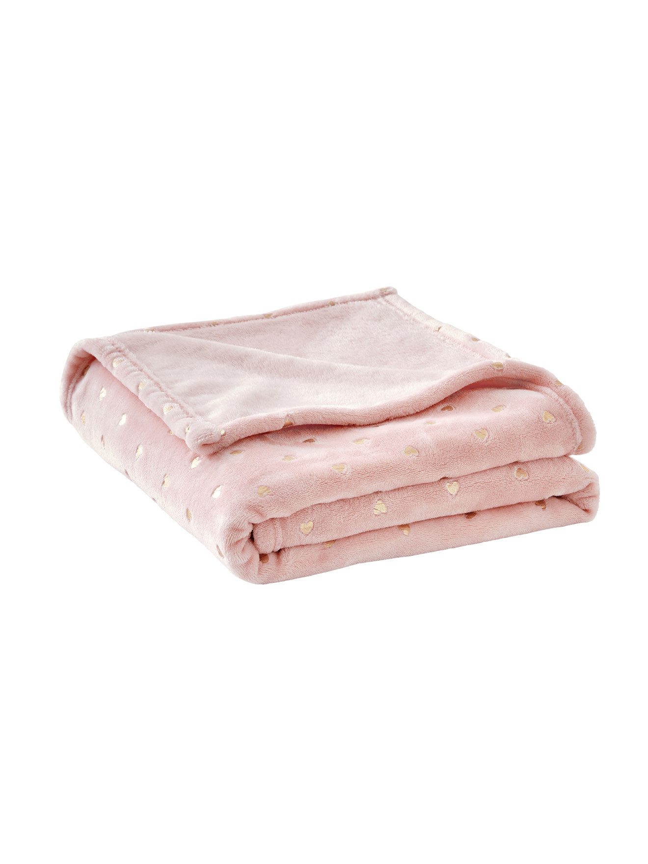 Babydecke Babydecke mit Goldherzen, vertbaudet günstig online kaufen