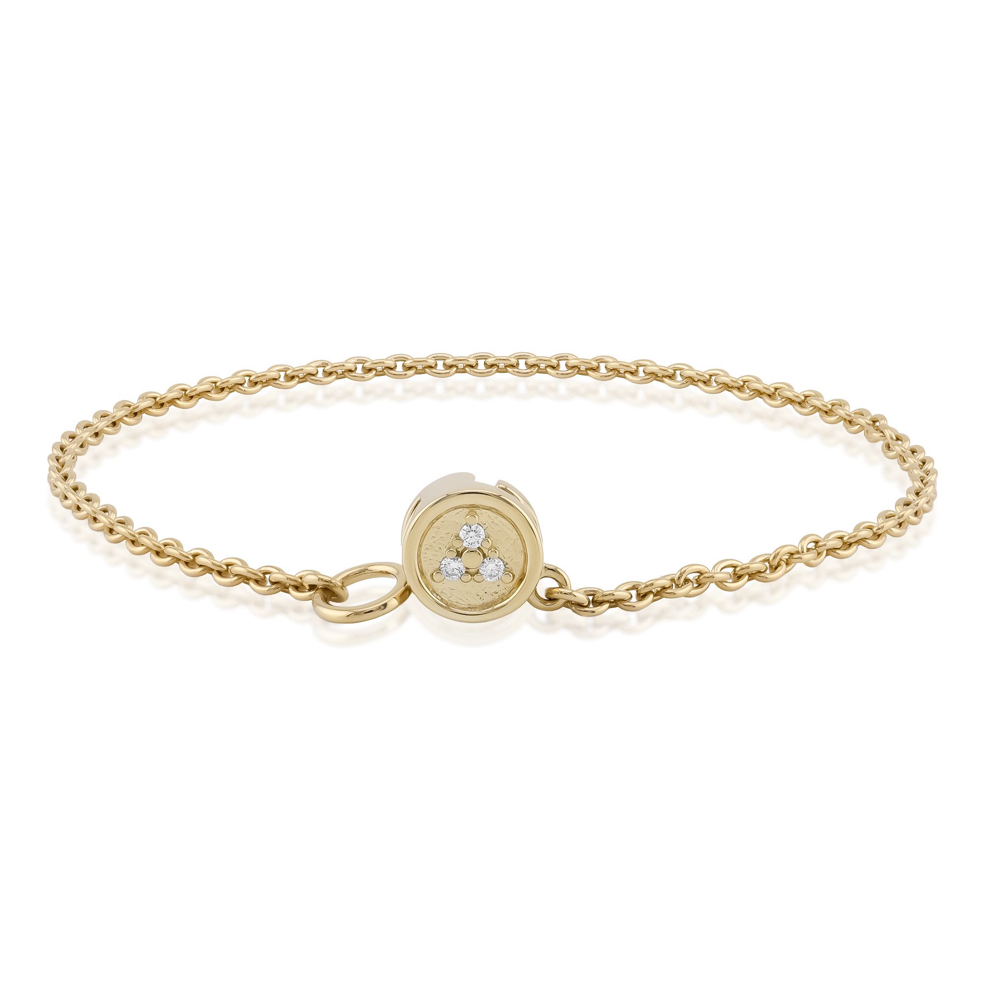Cavill Silberarmband SI1 Diamant-Armband aus vergoldetem Silber (1-tlg)