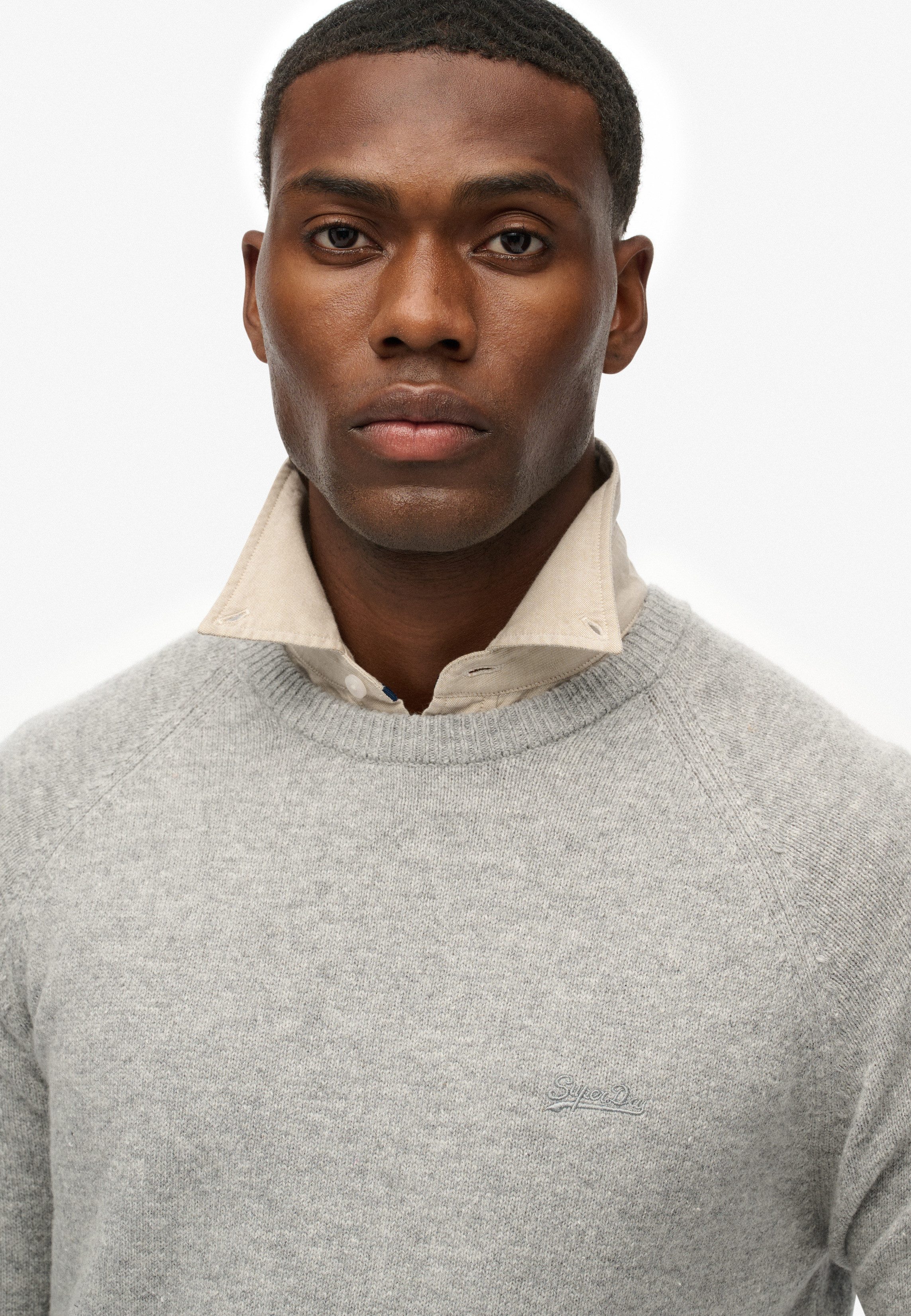 Superdry Strickpullover WOOL BLEND JUMPER