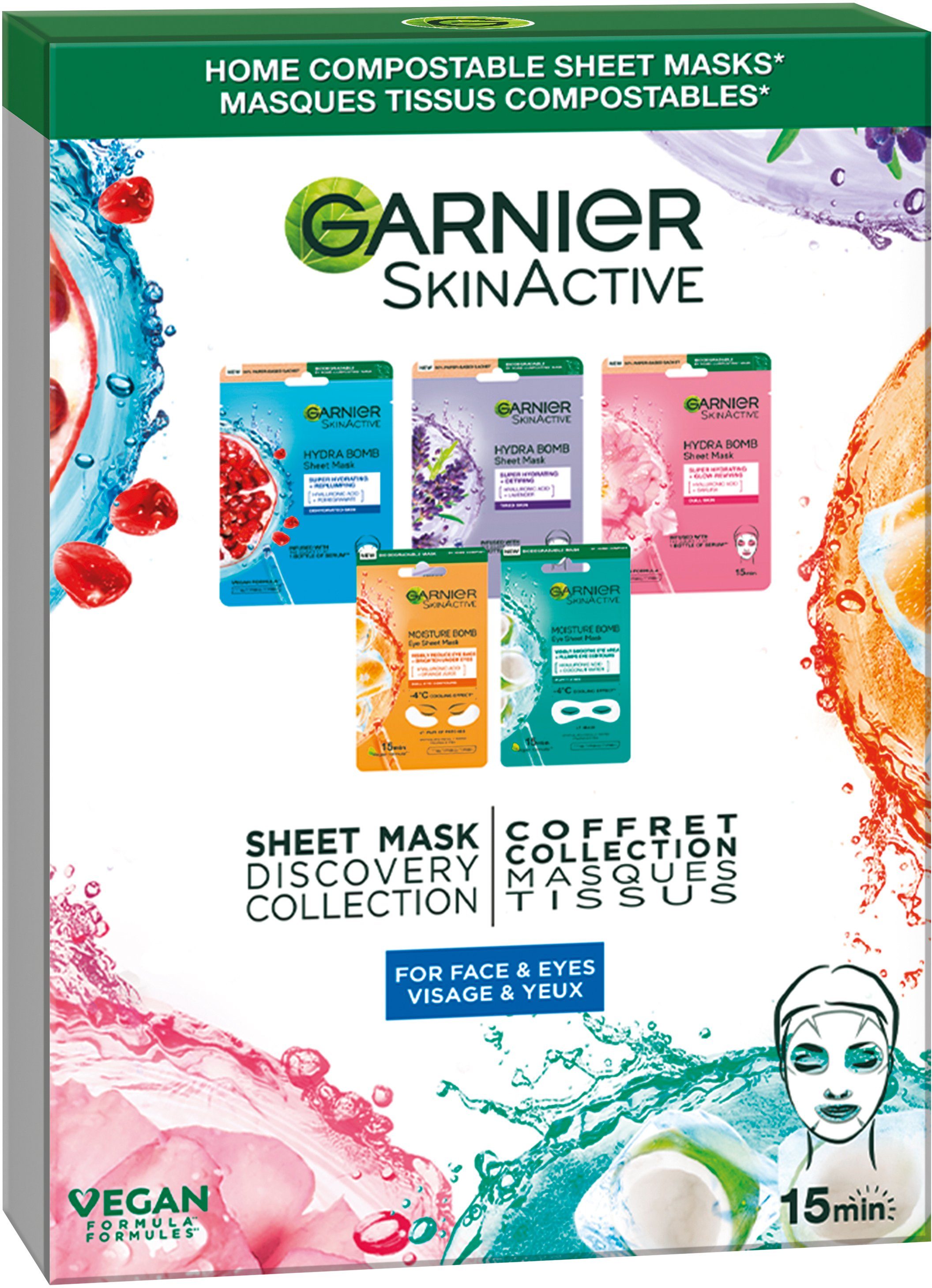 GARNIER Sheet Tuchmaske Mask Collection Discovery