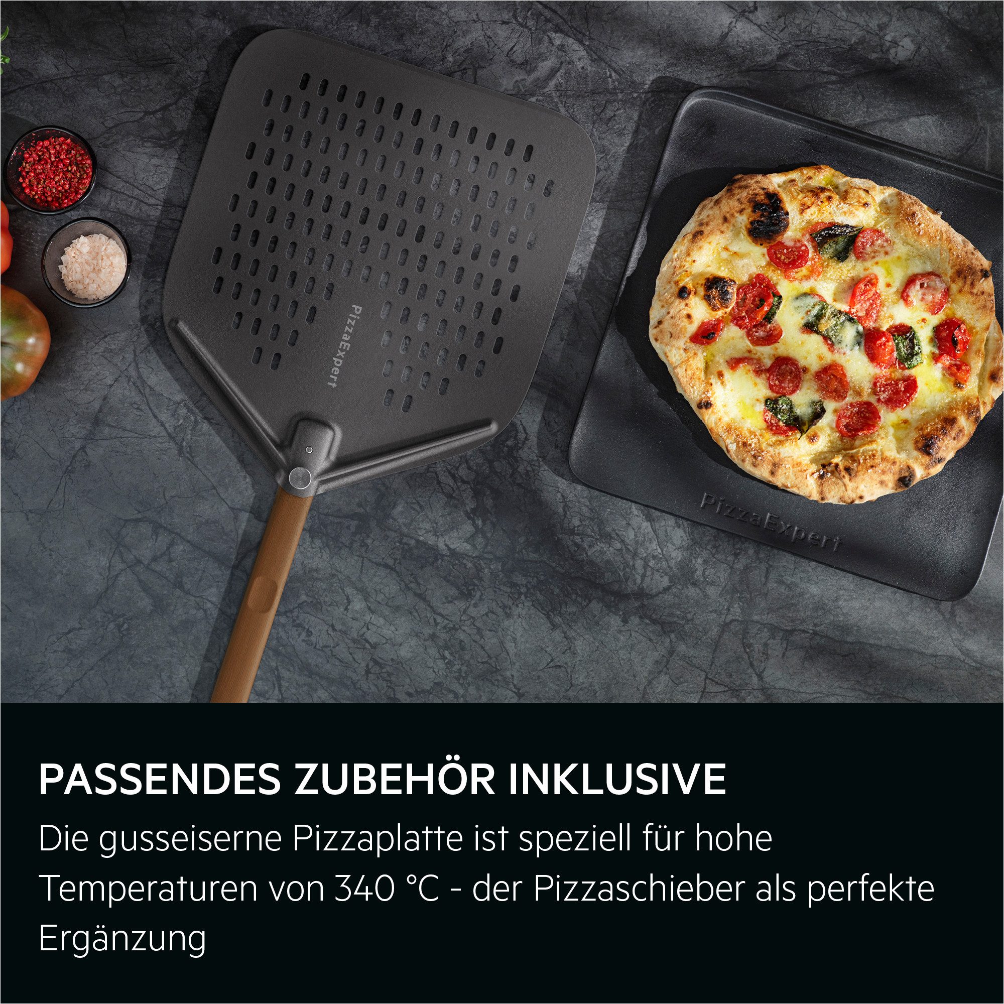 AEG Pyrolyse Backofen 7000 TX7PB62WSB, Pyrolyse-Selbstreinigung, Pizza-Ofen: Pizza in 150 Sek. – bei 340 °C wie im Restaurant zu Hause – Bild 5 von 5
