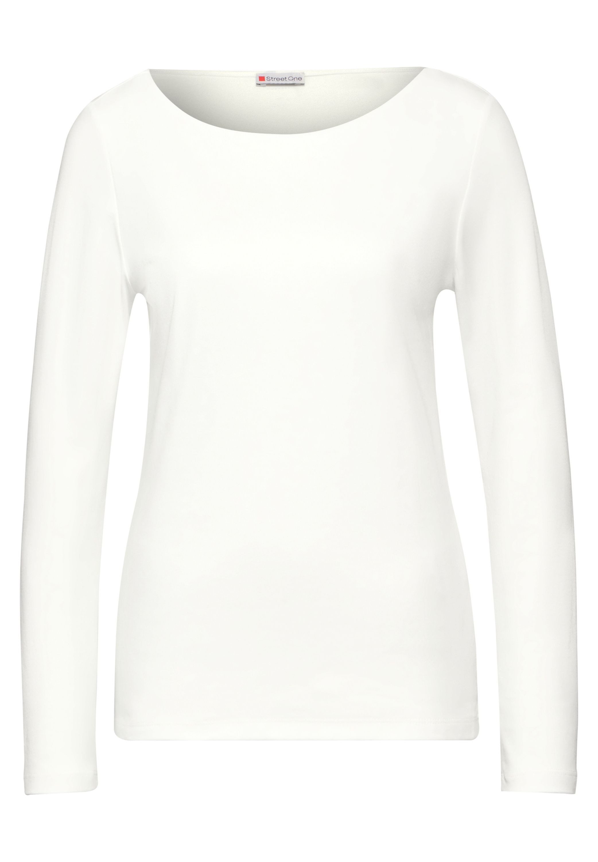 STREET ONE Langarmshirt – Basic Langarmshirt günstig online kaufen