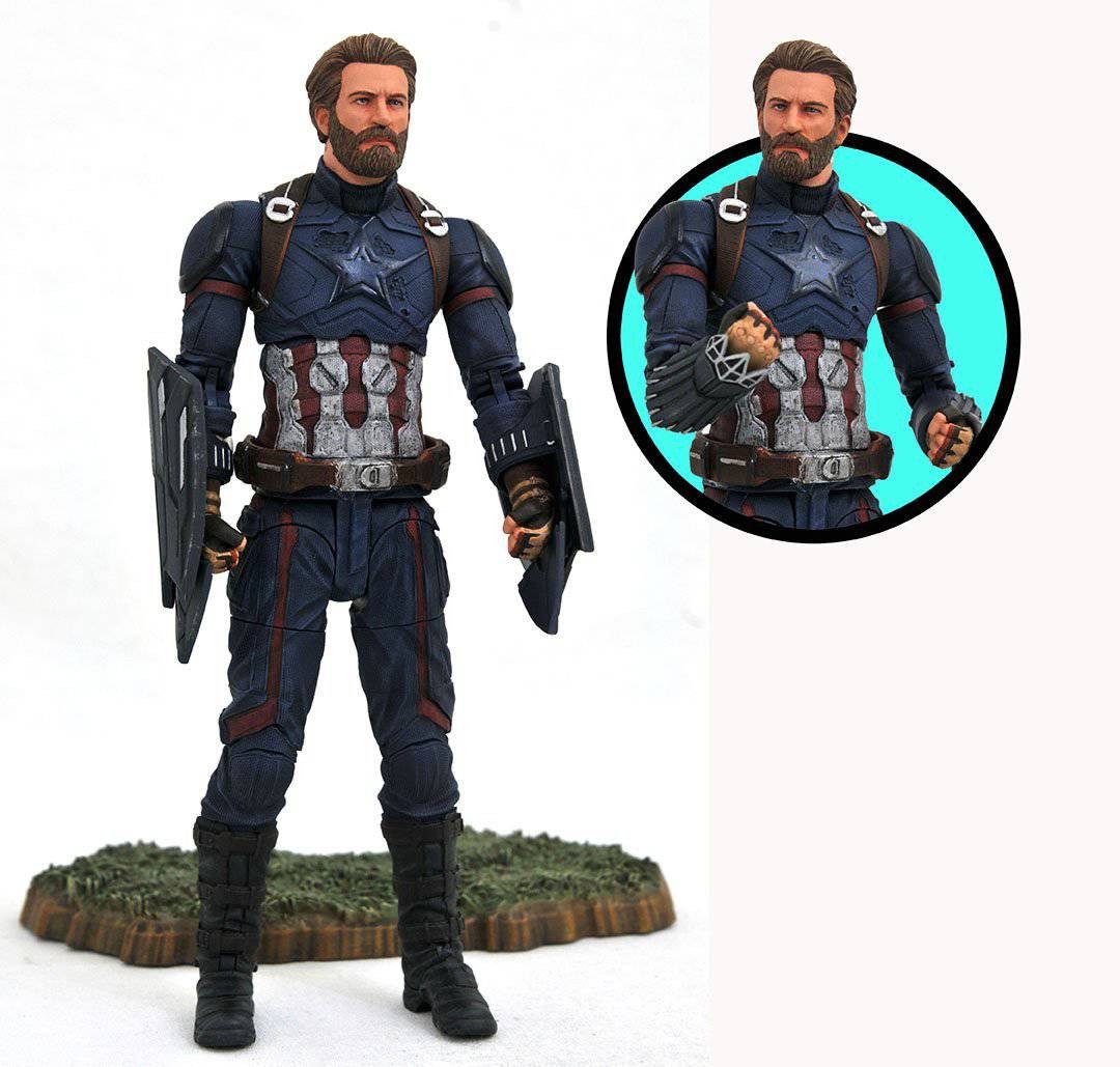 Diamond Select Actionfigur MARVEL SELECT AVENGERS 3 CAPTAIN AMERICA ACTIONFIGUR