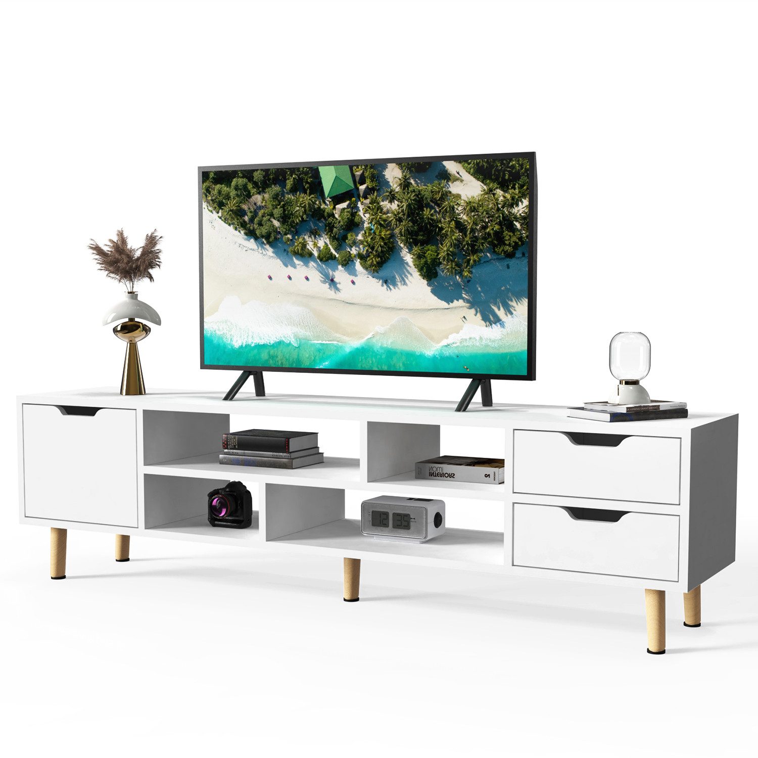 LETGOSPT Lowboard Moderner TV-Schrank für TVs günstig online kaufen