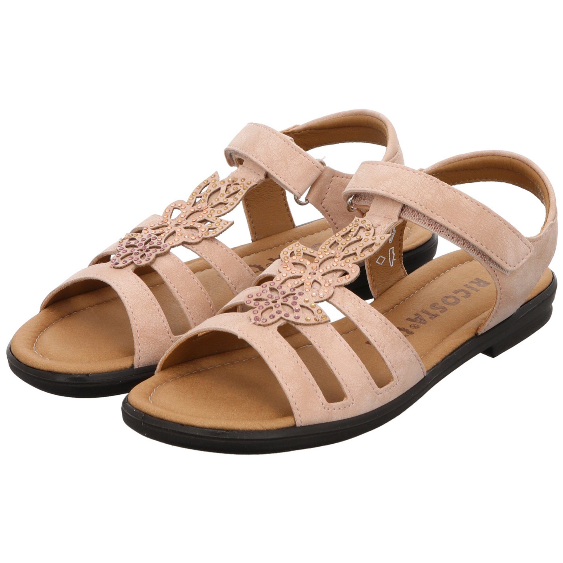 Mädchen Amira Sandalen hell beige Sandale Synthetik Kinderschuhe Schuhe Sandale Ricosta