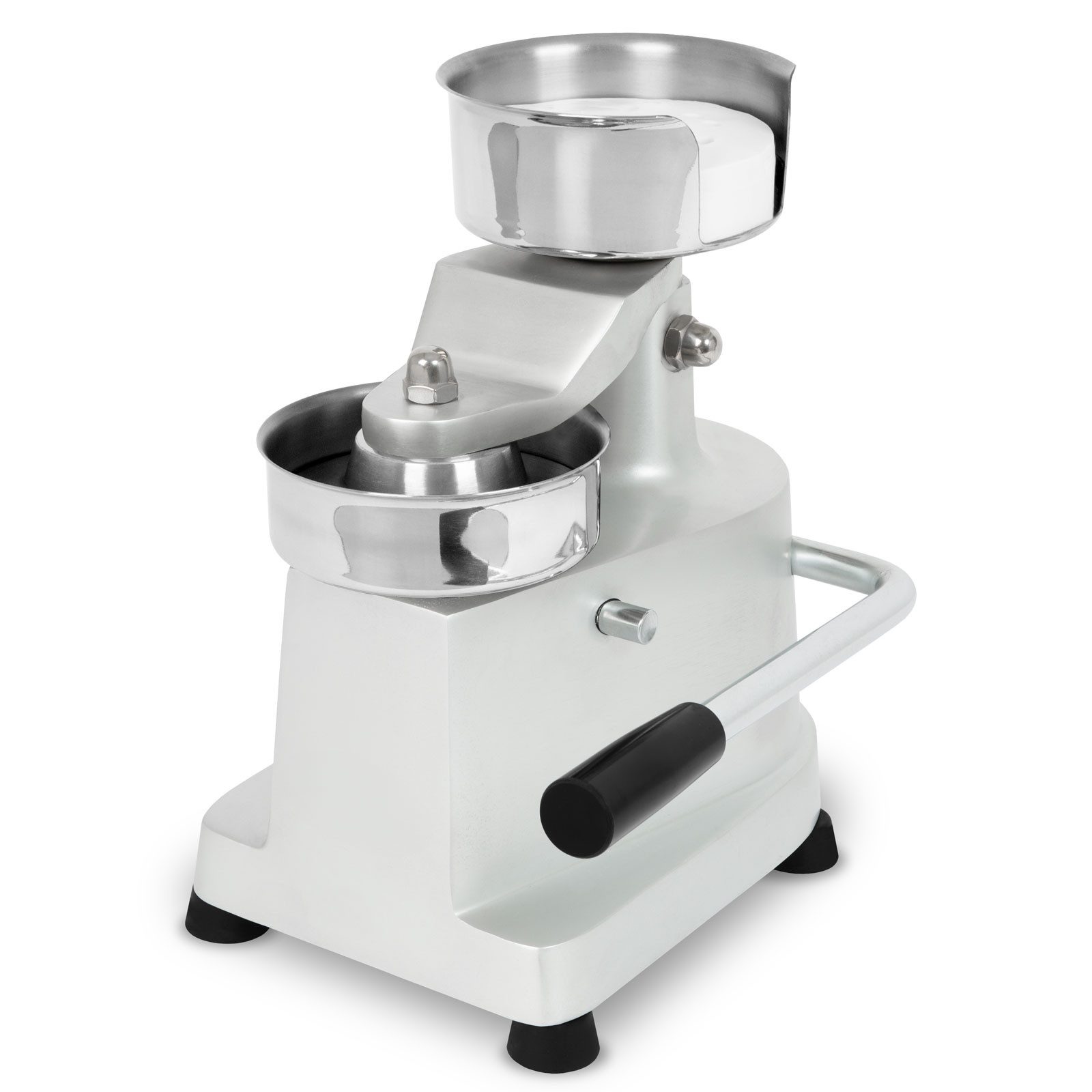 vertes Burgerpresse Hamburgerpresse Burger Pattie Presse aus Edelstahl, Aluminium, Profi Produktion von Burger Patties mit 10 cm Durchmesser