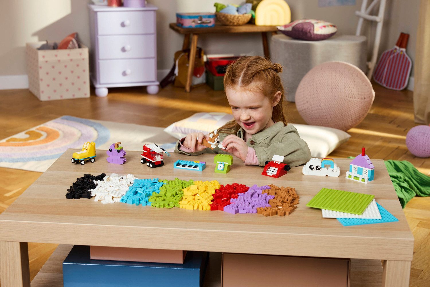 LEGO® Classic 11044 Kreativset zum Bauen und Spielen Spielbausteine, (Set, 750 St., Set)