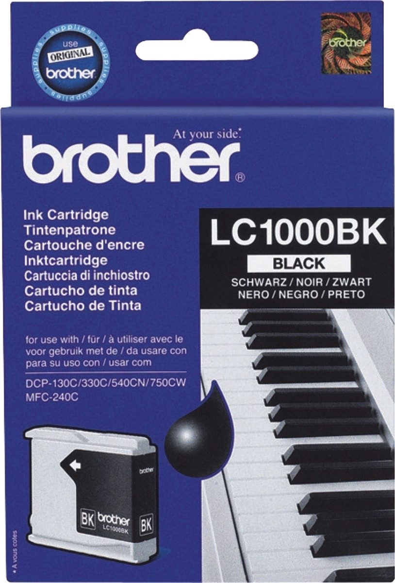 Tintenpatrone Brother LC100BK schwarz Nachfülltinte