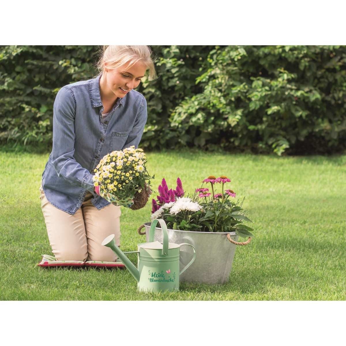 Moses. Verlag Gießkanne Blatt & Blüte Gießkanne 3 L – verzinkter Stahl, dekorativ & praktisch