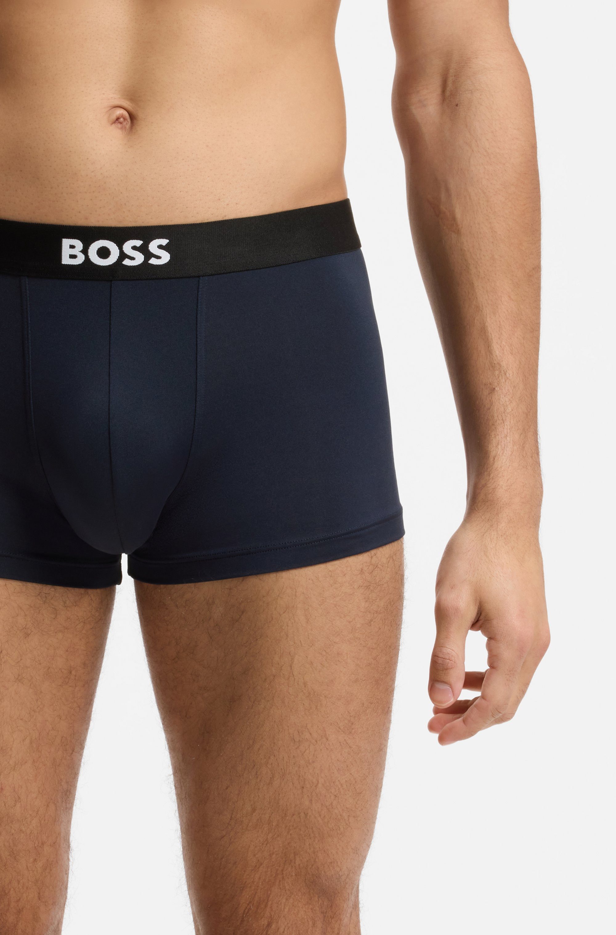 BOSS Trunk 3P Micro ONE (Packung, 3-St) elastischer Bund