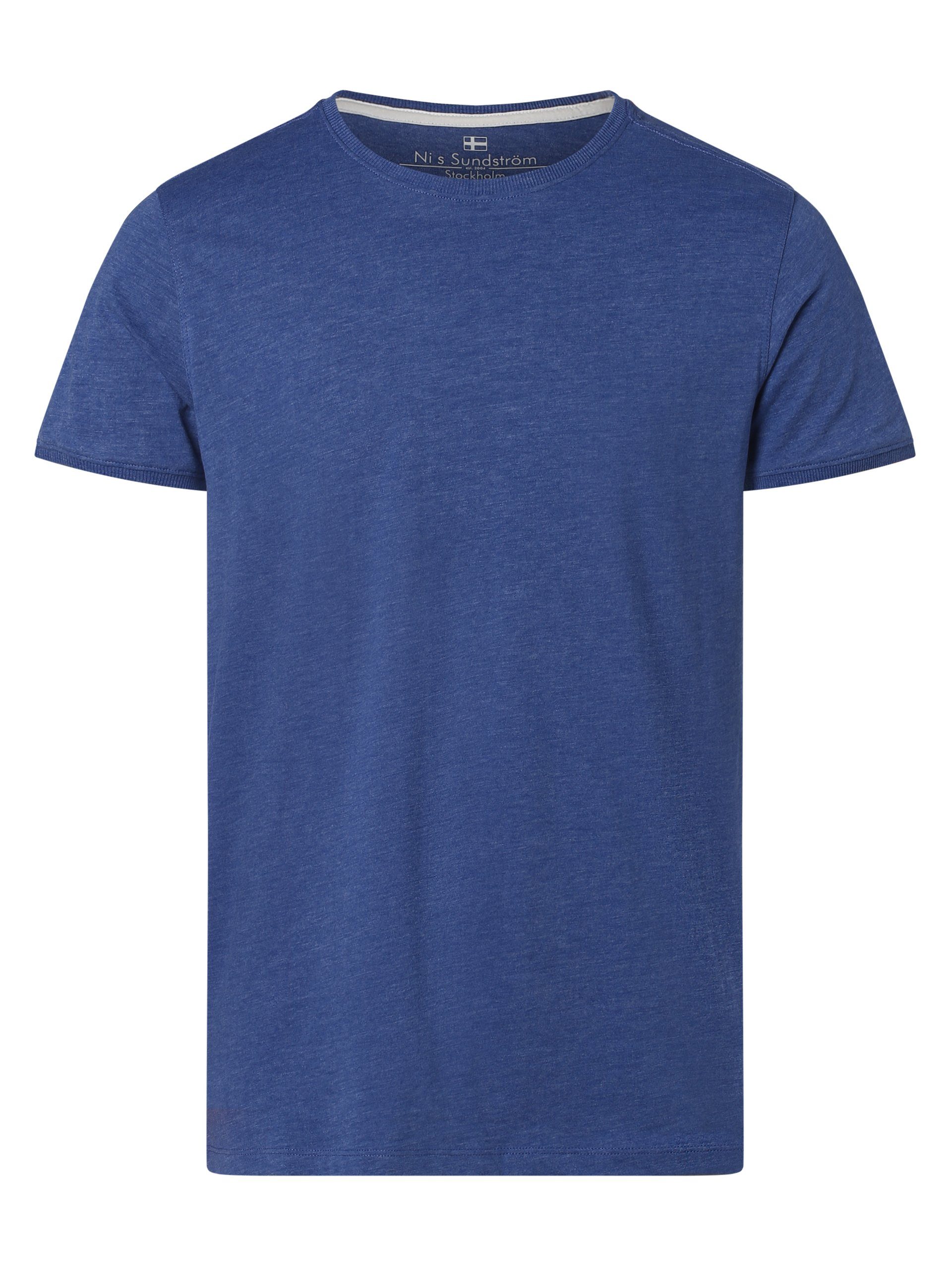 Der Preis ist günstig Nils Sundström T-Shirt blau