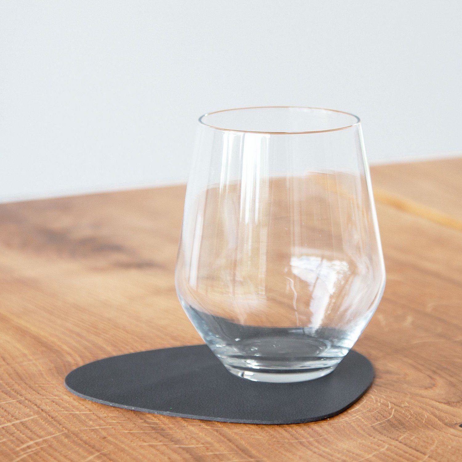 LIND DNA Glasuntersetzer Glasuntersetzer Curve 11x13 cm Nupo anthrazit 9811
