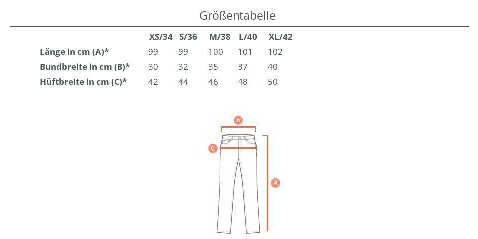 Hose in Lederimitathose Stretch Lederoptik Schwarz in Freizeit Damen Ital-Design Kette