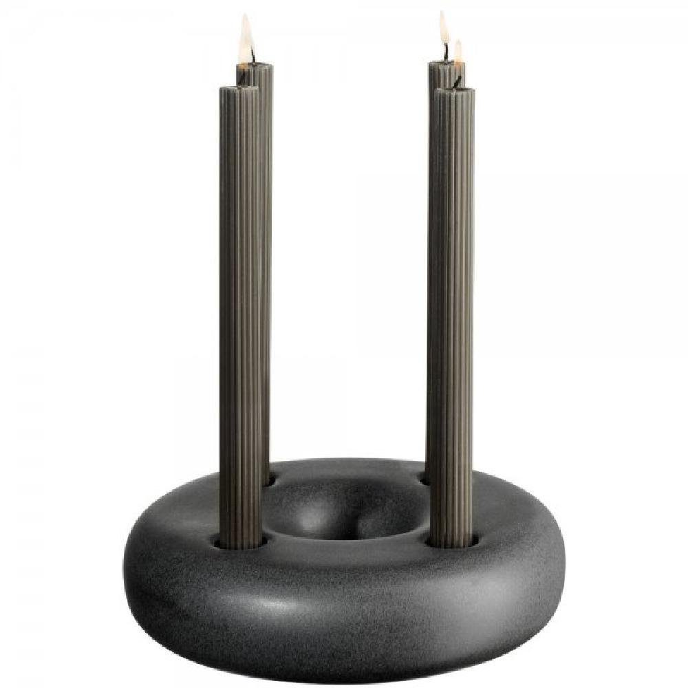 ASA SELECTION Windlicht Asa Торшеры Adventskranz Stone Black Iron Schwarz (22cm)
