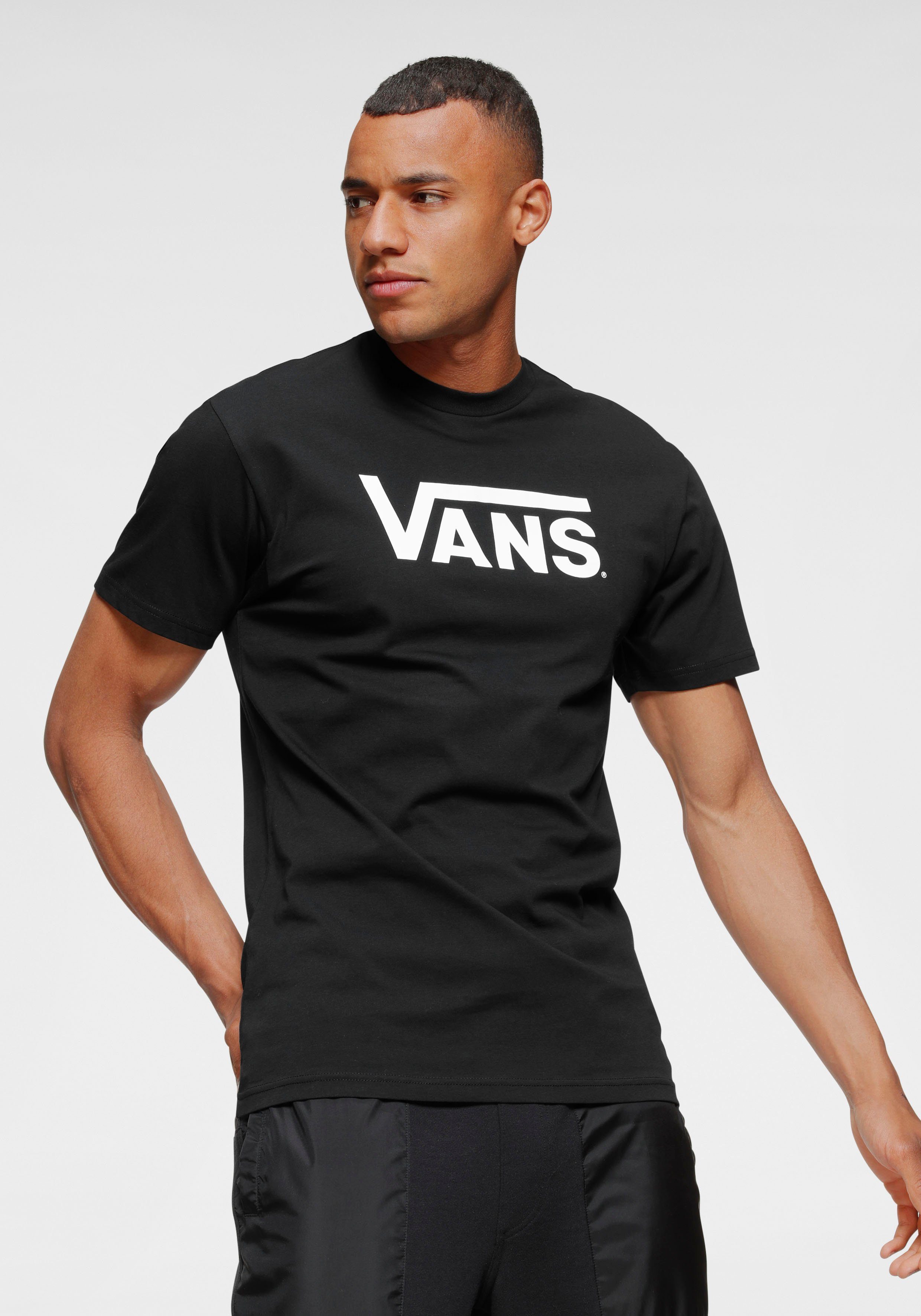 MN T-Shirt großem CLASSIC schwarz VANS Vans mit Logoprint