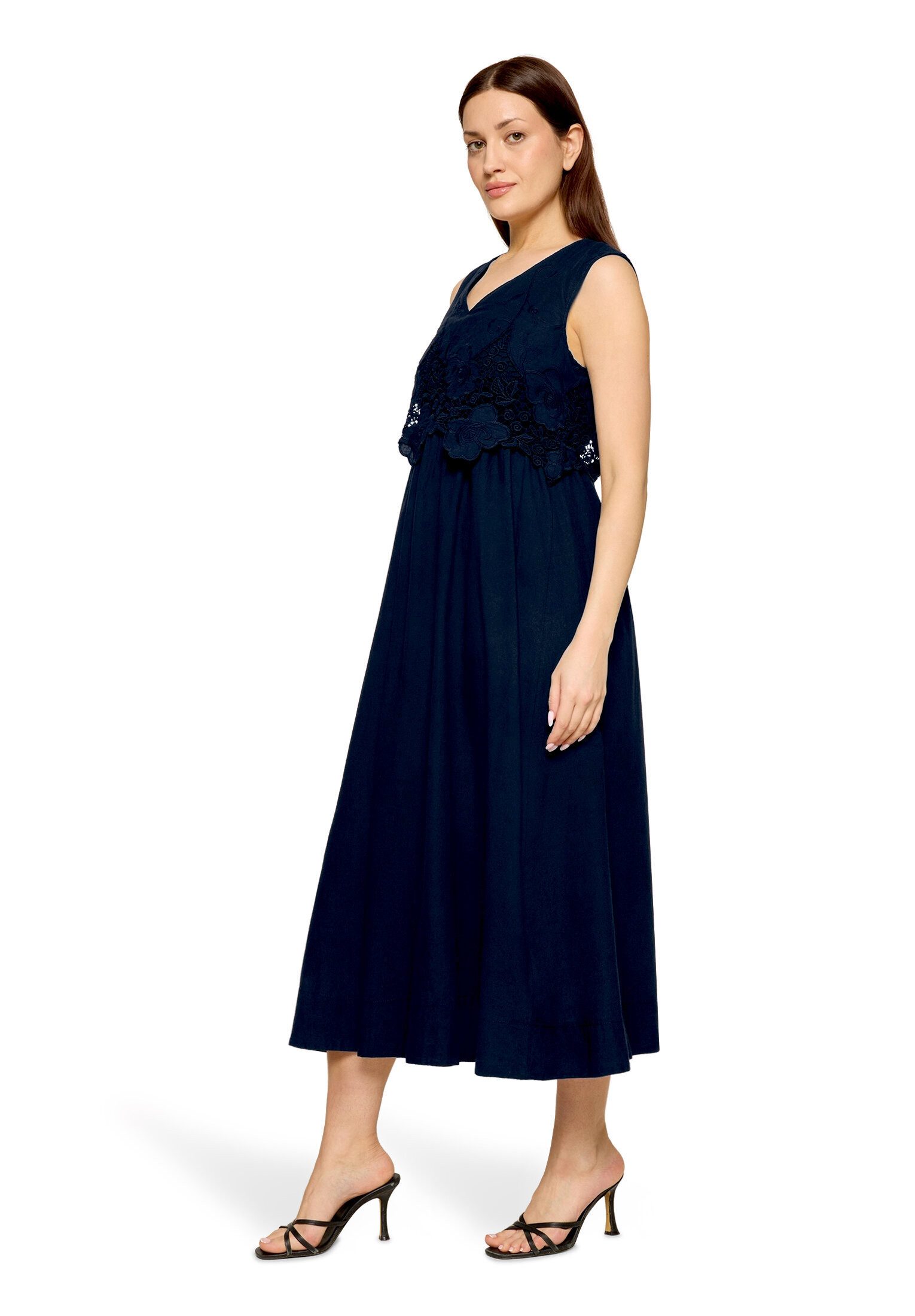 Betty Barclay Midikleid Damen mit V-Ausschnitt