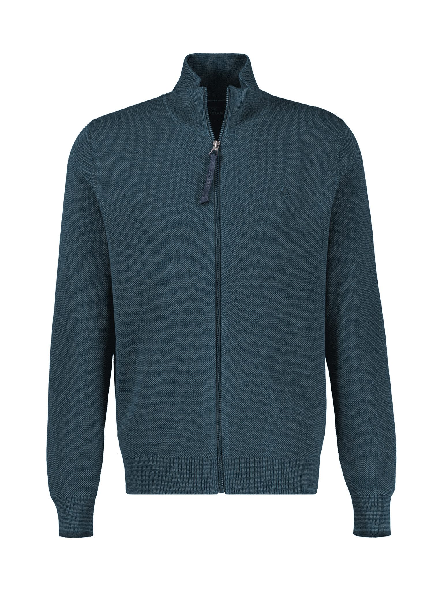 LERROS Strickjacke mit Reißverschluss und Strehkragen – Bild 3 von 4