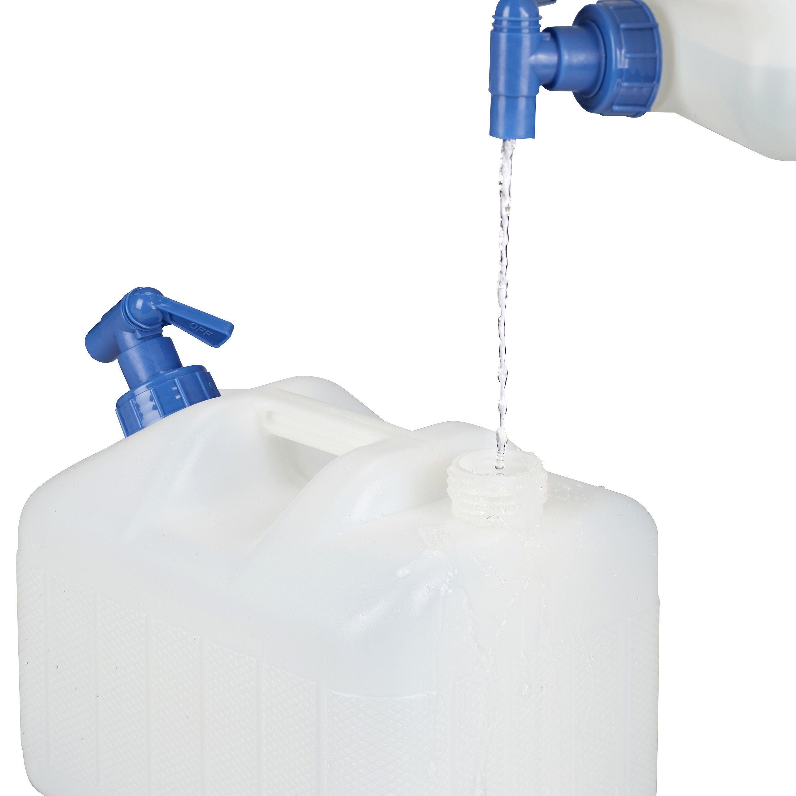 relaxdays Kanister Wasserkanister mit Hahn, 10 Liter