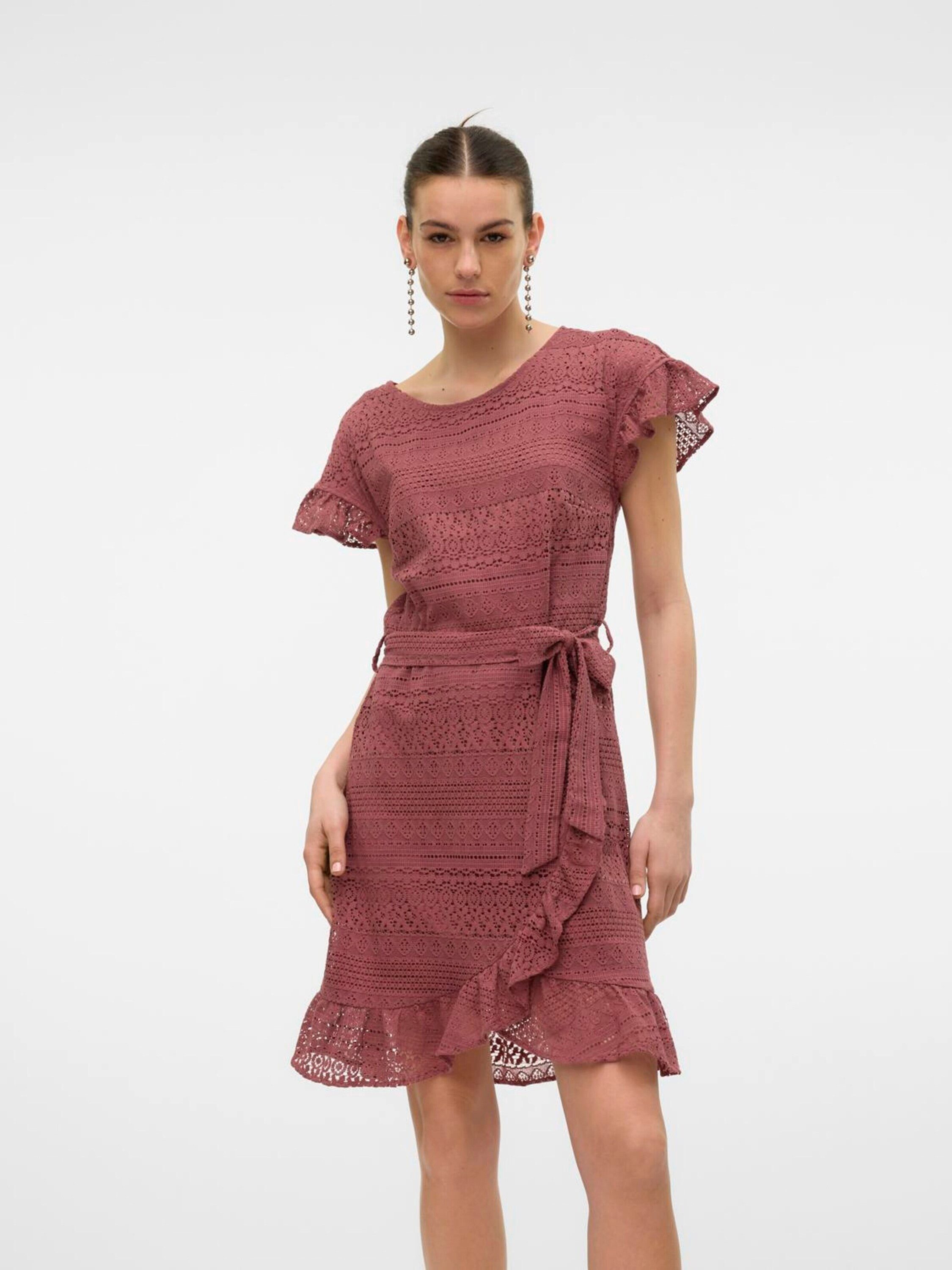 Vero Moda Minikleid VMHONEY (1-tlg) Volant günstig online kaufen