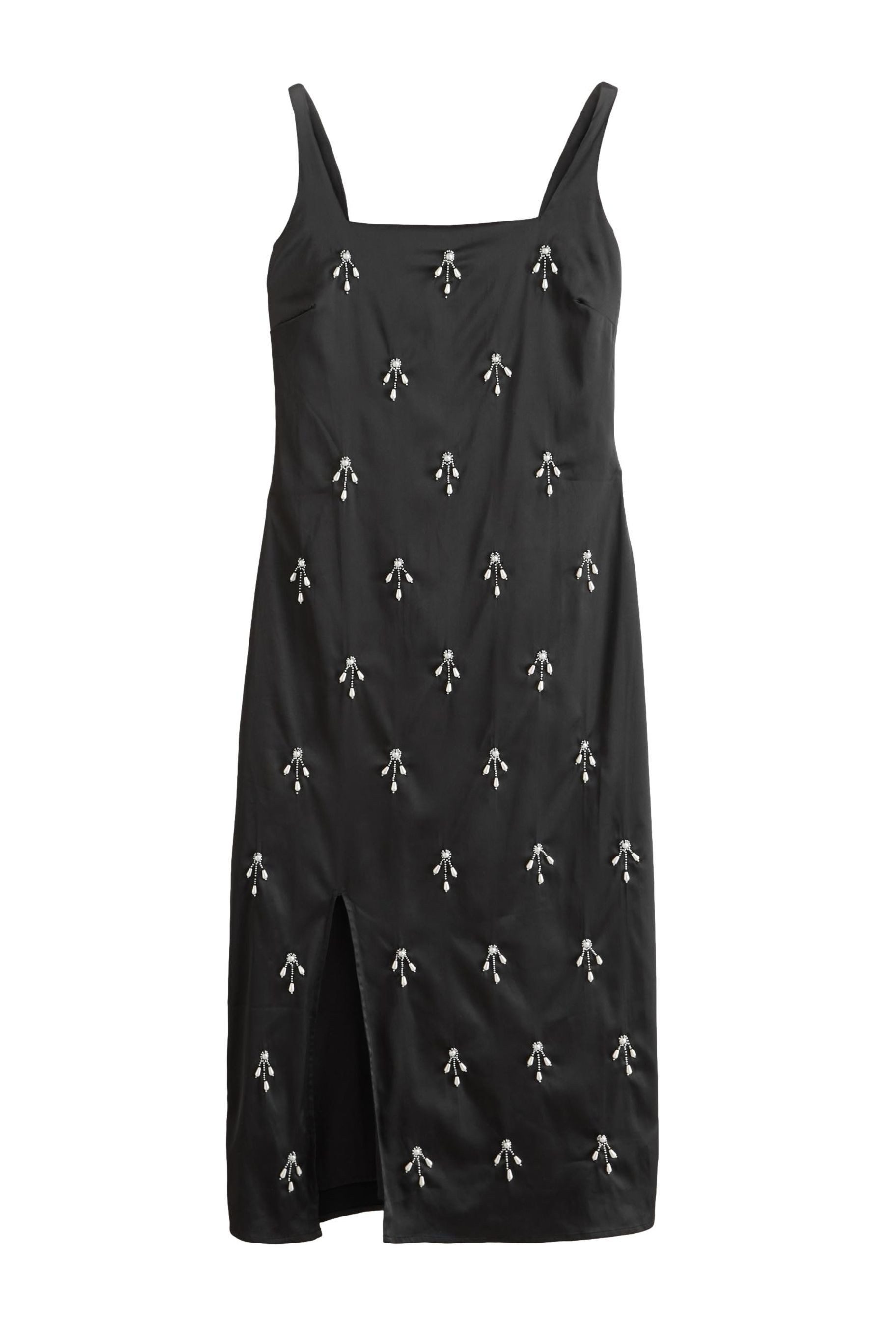 Next Satinkleid Midikleid mit Verzierungen und günstig online kaufen